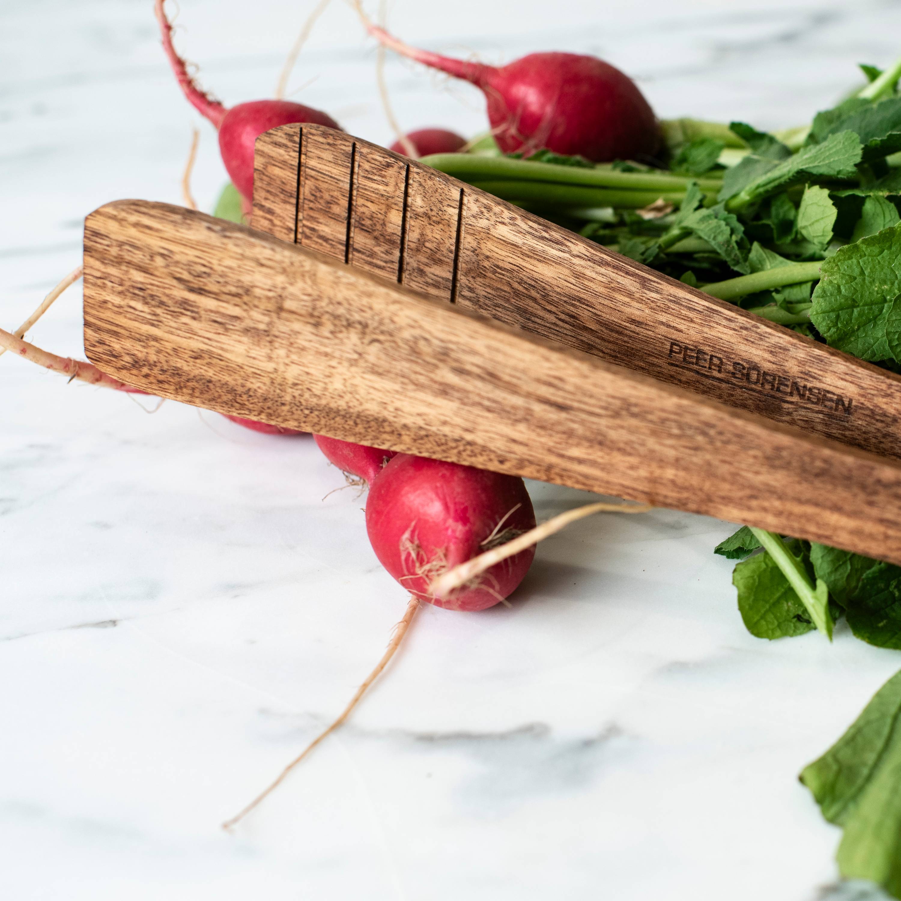 Peer Sorensen Salad Tongs 26cm - Acacia Wood