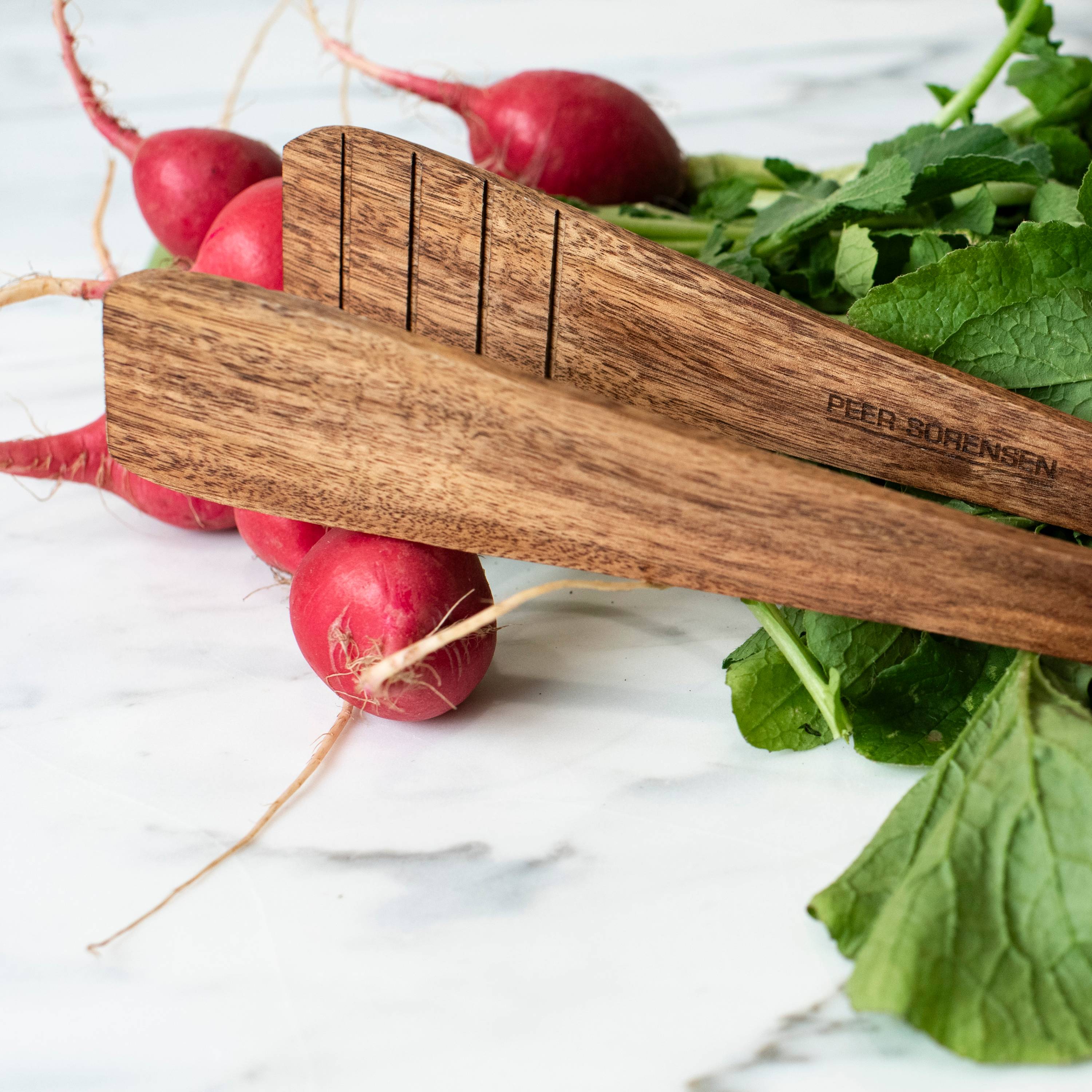 Peer Sorensen Salad Tongs 26cm - Acacia Wood