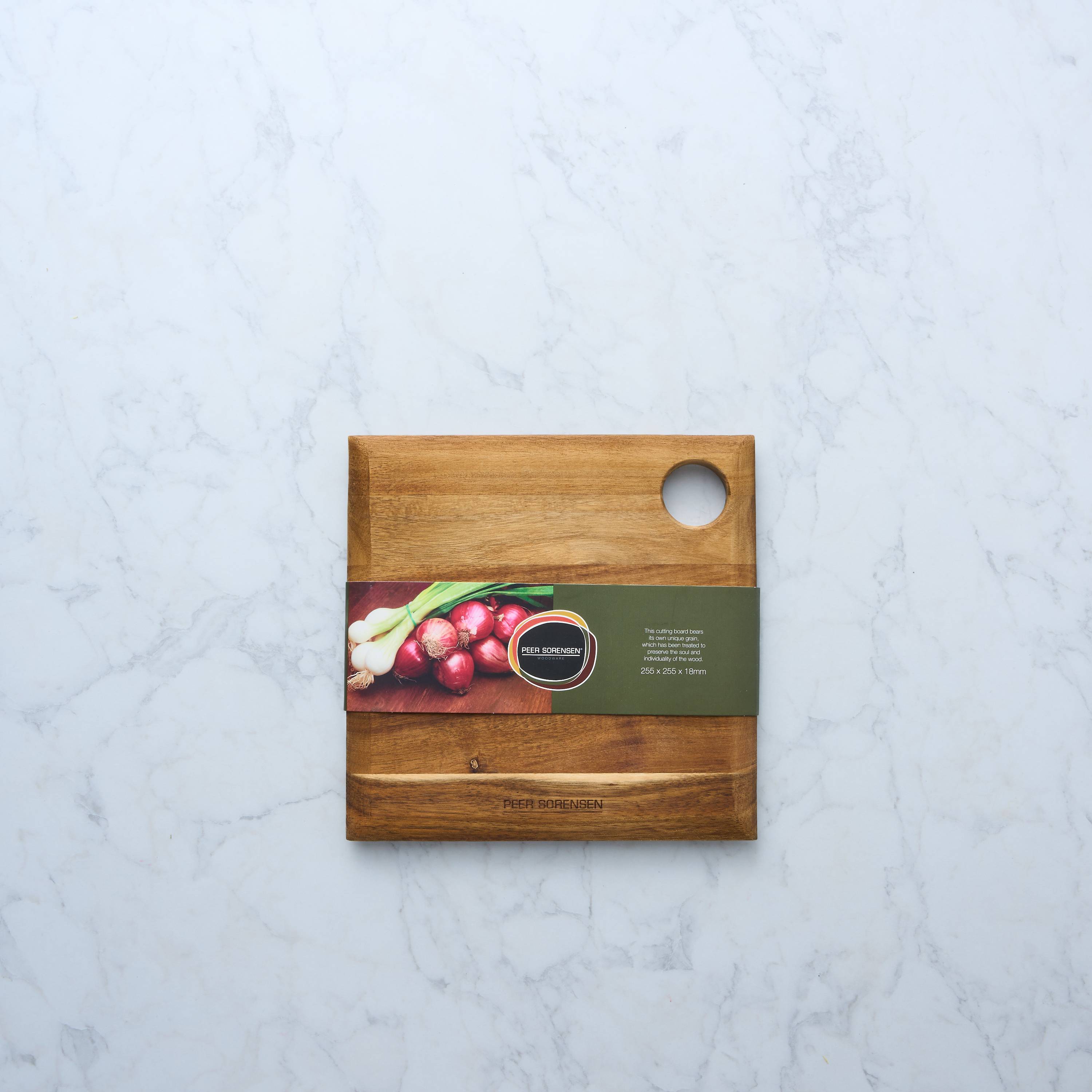 Peer Sorensen Long Grain Cutting Board 25.5x25.5x1.8cm - Acacia Wood
