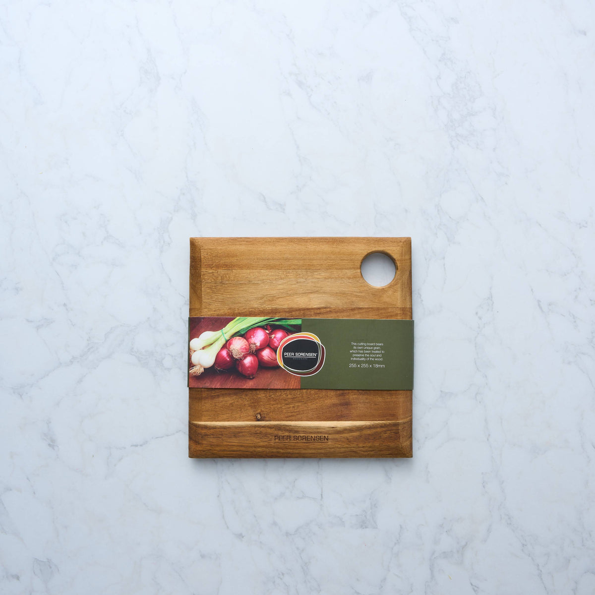 Peer Sorensen Long Grain Cutting Board 25.5x25.5x1.8cm - Acacia Wood