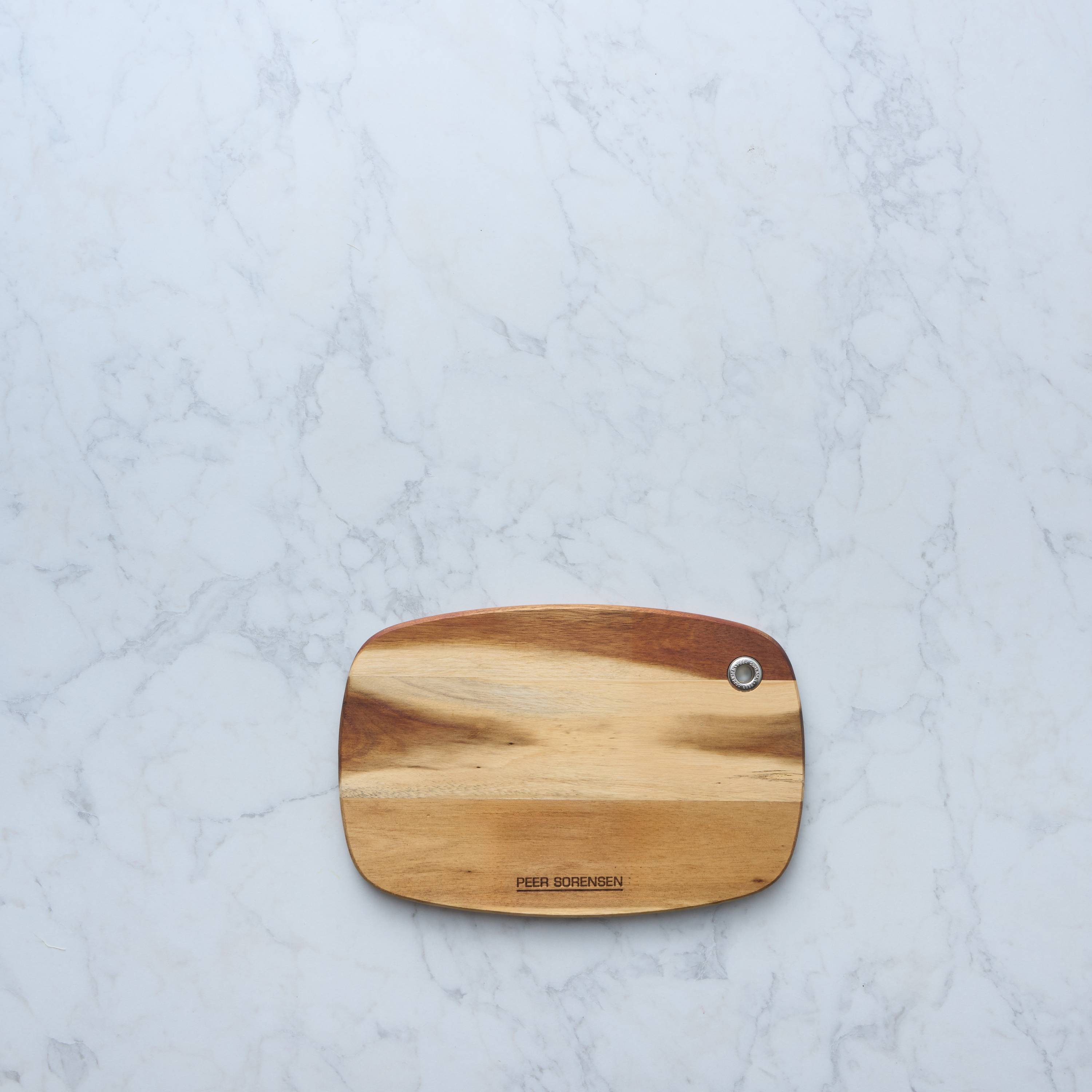 Peer Sorensen Slim Line Rounded Cutting Board 27x18x1.2cm - Acacia Wood