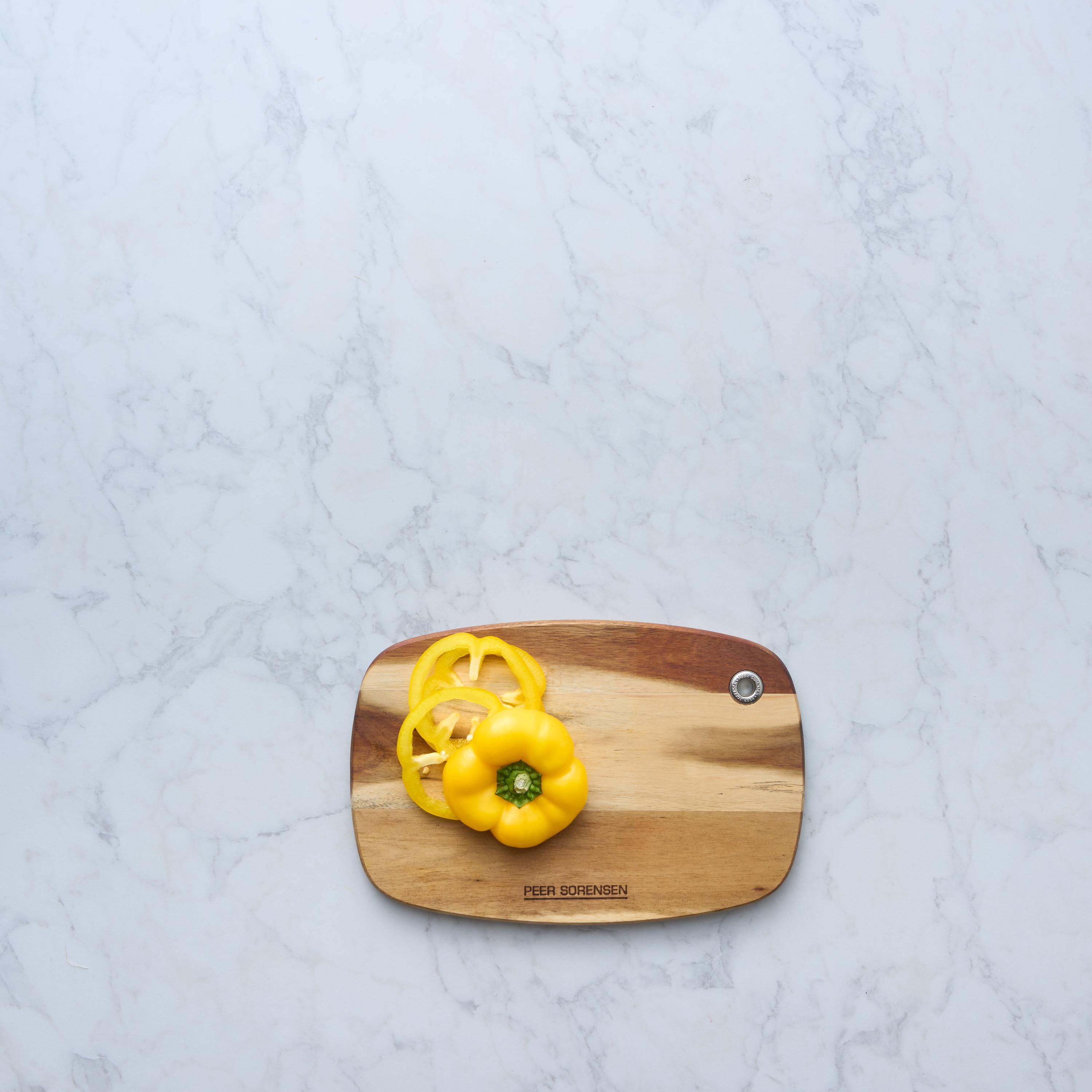 Peer Sorensen Slim Line Rounded Cutting Board 27x18x1.2cm - Acacia Wood