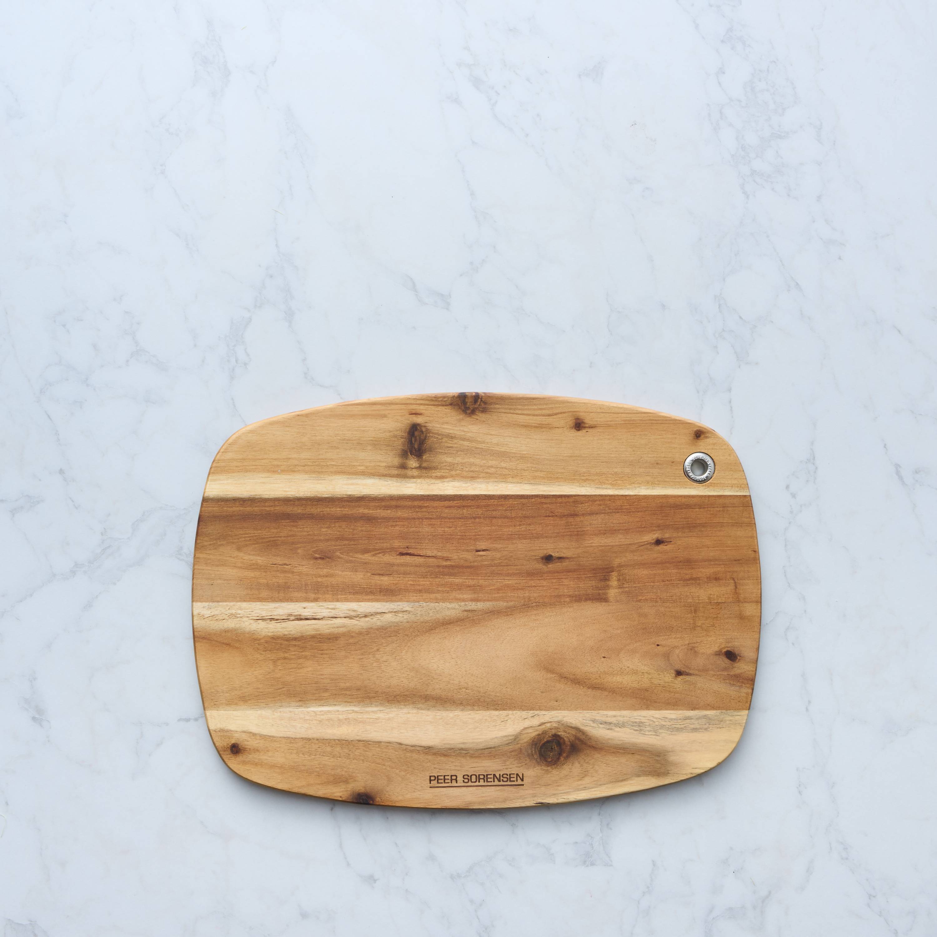 Peer Sorensen Slim Line Rounded Cutting Board 37x27x1.2cm - Acacia Wood
