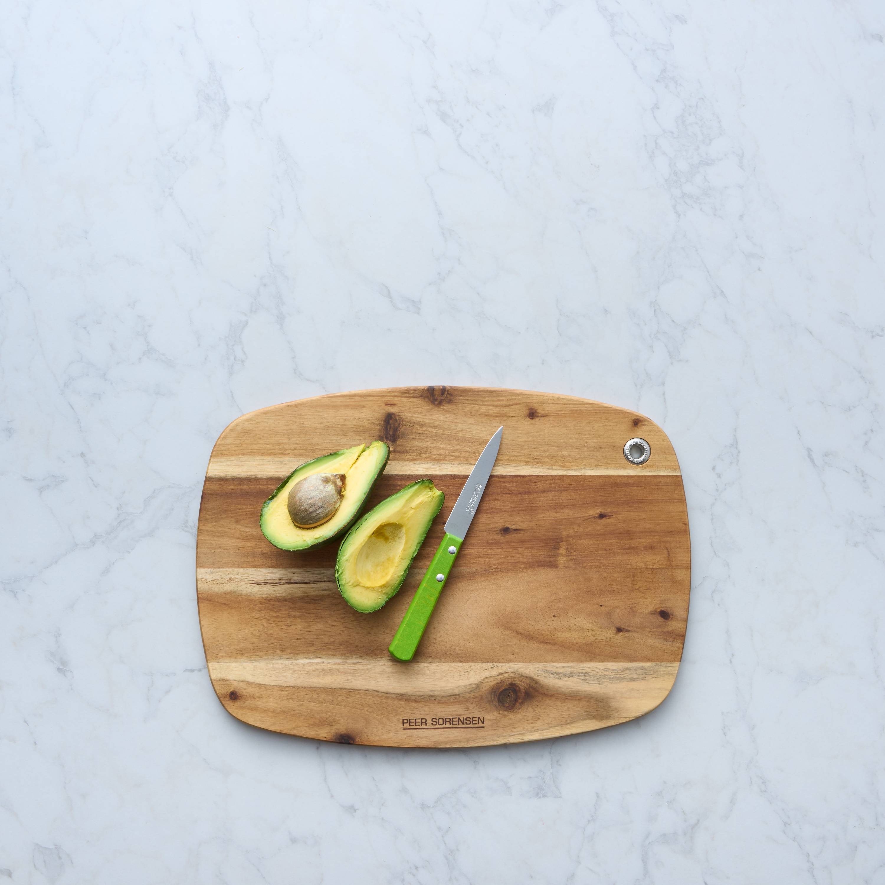 Peer Sorensen Slim Line Rounded Cutting Board 37x27x1.2cm - Acacia Wood