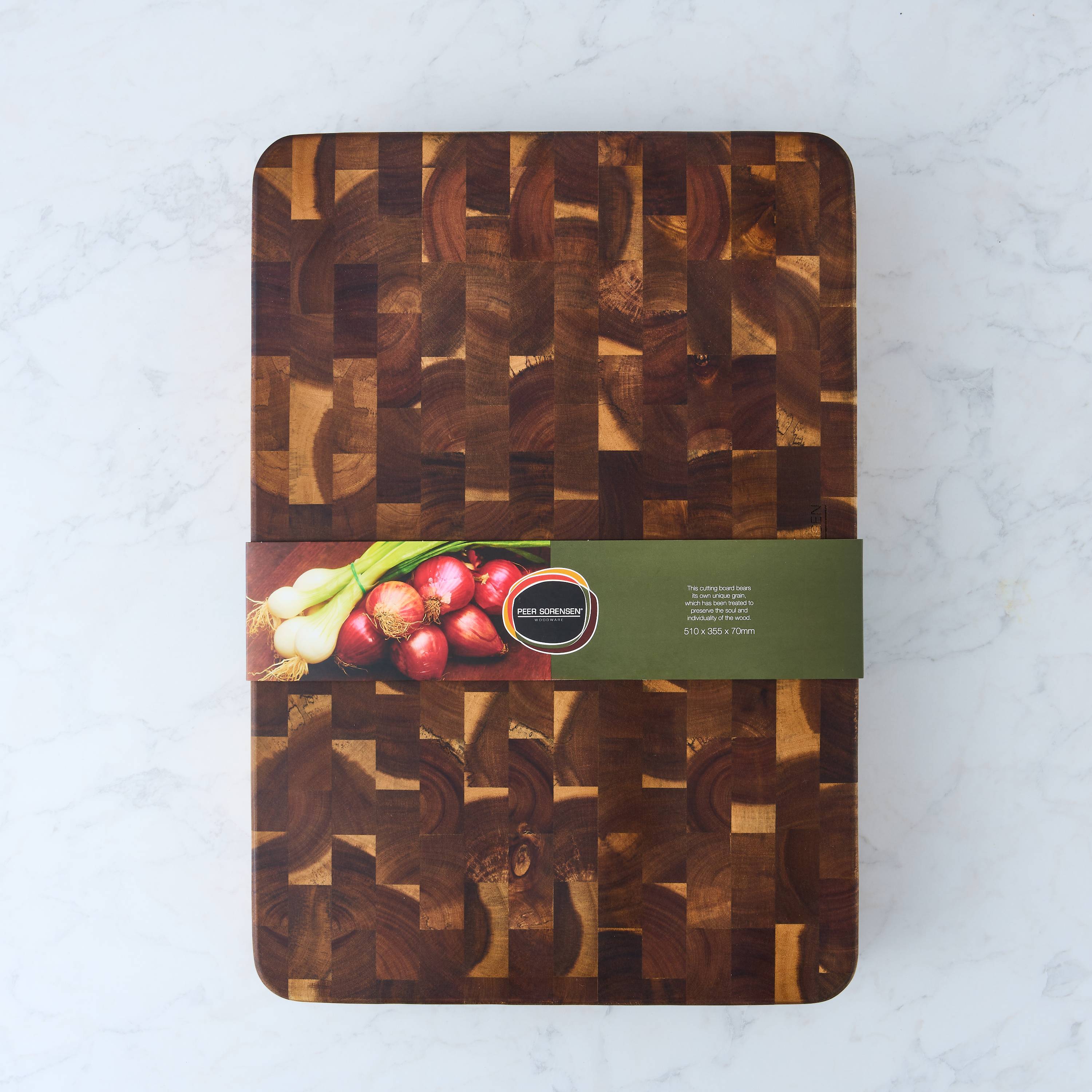 Peer Sorensen End Grain Cutting Board 51x35.5x7cm - Acacia Wood
