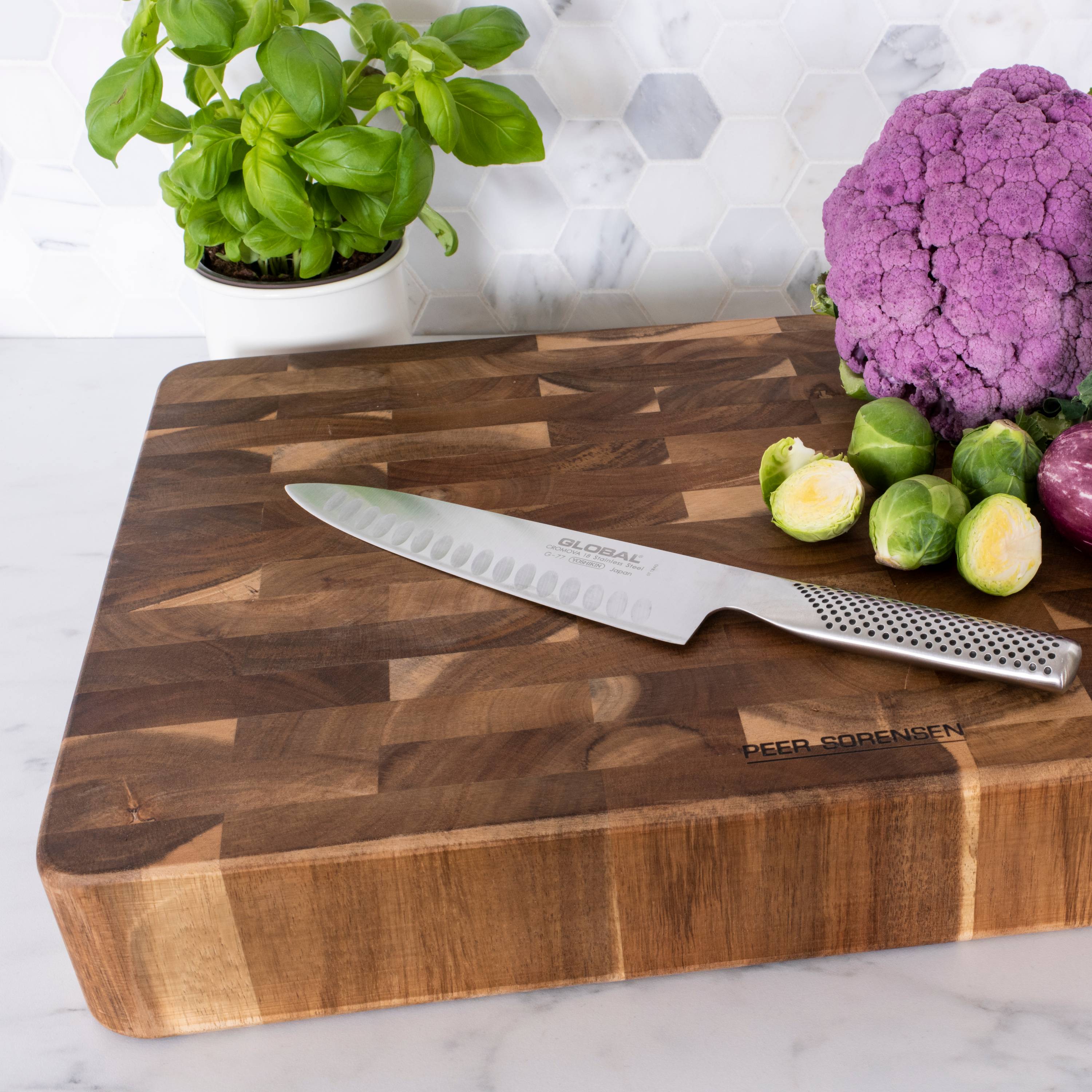 Peer Sorensen End Grain Cutting Board 51x35.5x7cm - Acacia Wood