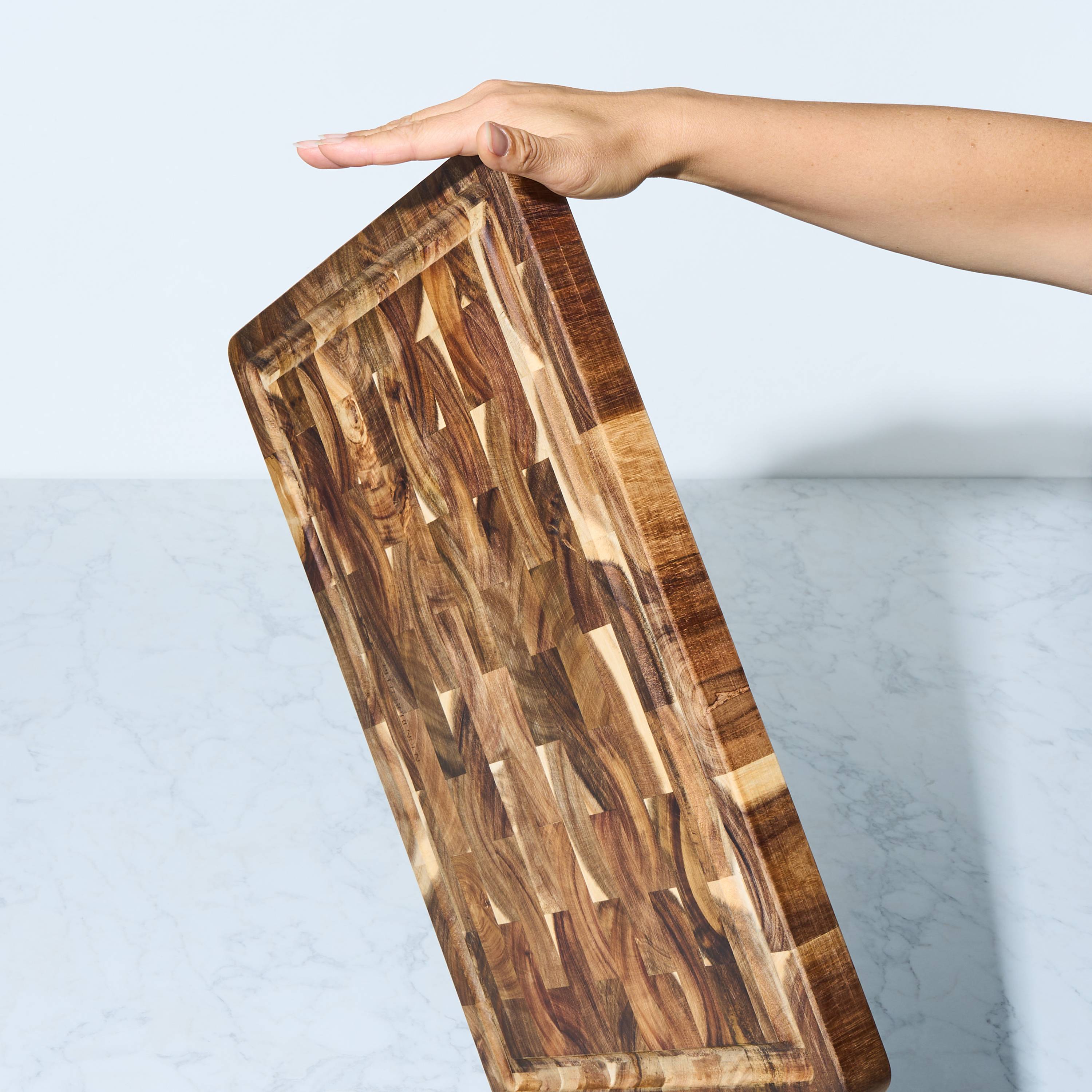 Peer Sorensen End Grain Cutting Board with Juice Groove 50.5x36x3.3cm - Acacia Wood