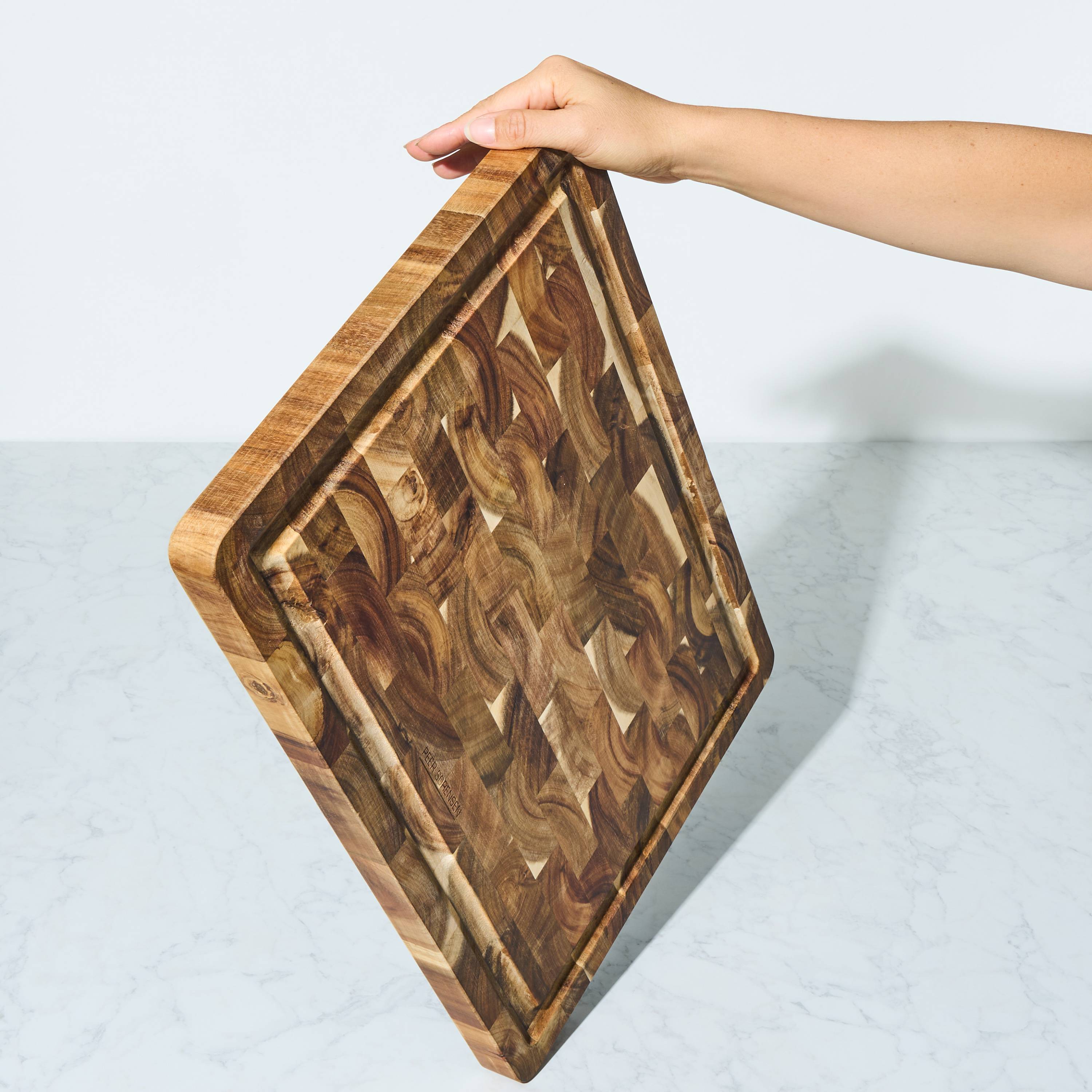 Peer Sorensen End Grain Cutting Board with Juice Groove 50.5x36x3.3cm - Acacia Wood