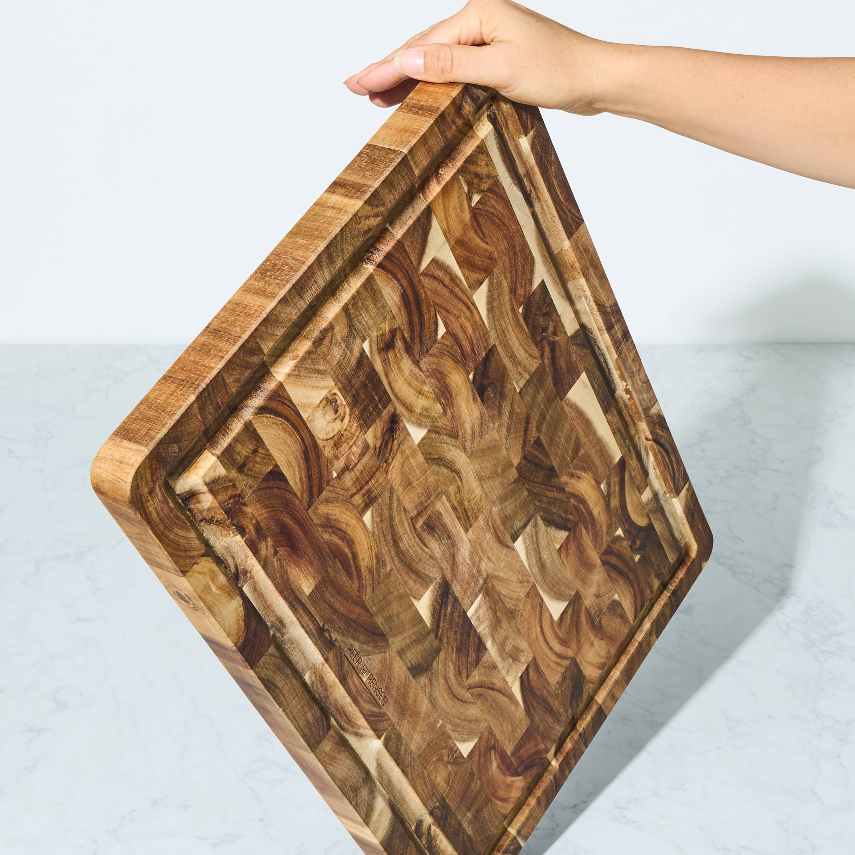 Peer Sorensen End Grain Cutting Board with Juice Groove 50.5x36x3.3cm - Acacia Wood