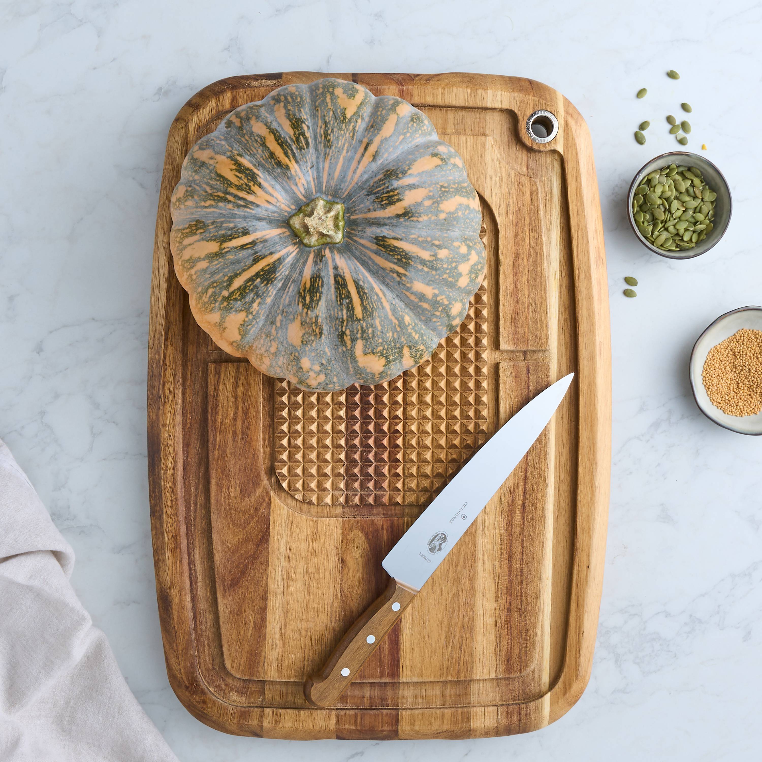 Peer Sorensen Reversible Carving Board 56x39x3.8cm - Acacia Wood