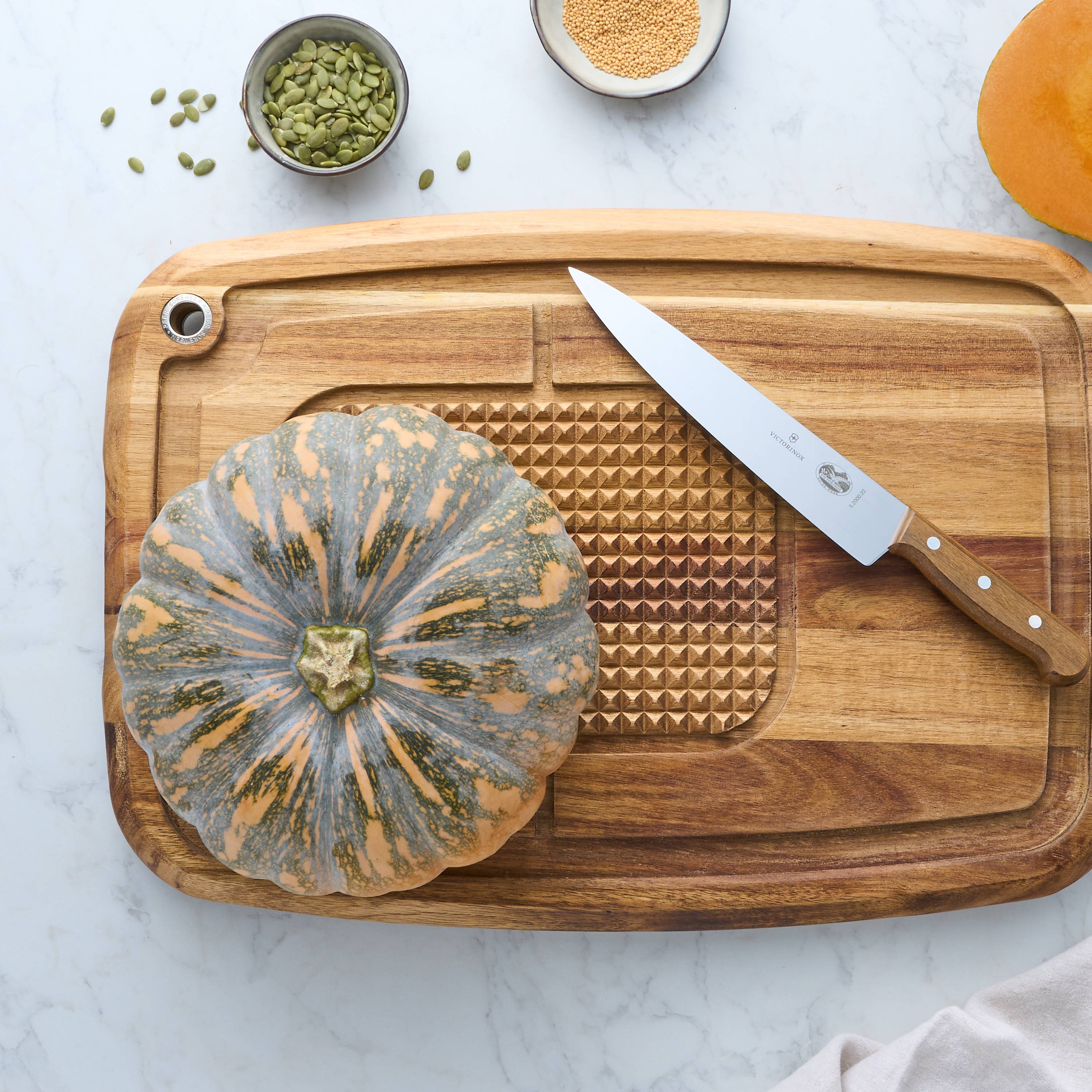 Peer Sorensen Reversible Carving Board 56x39x3.8cm - Acacia Wood