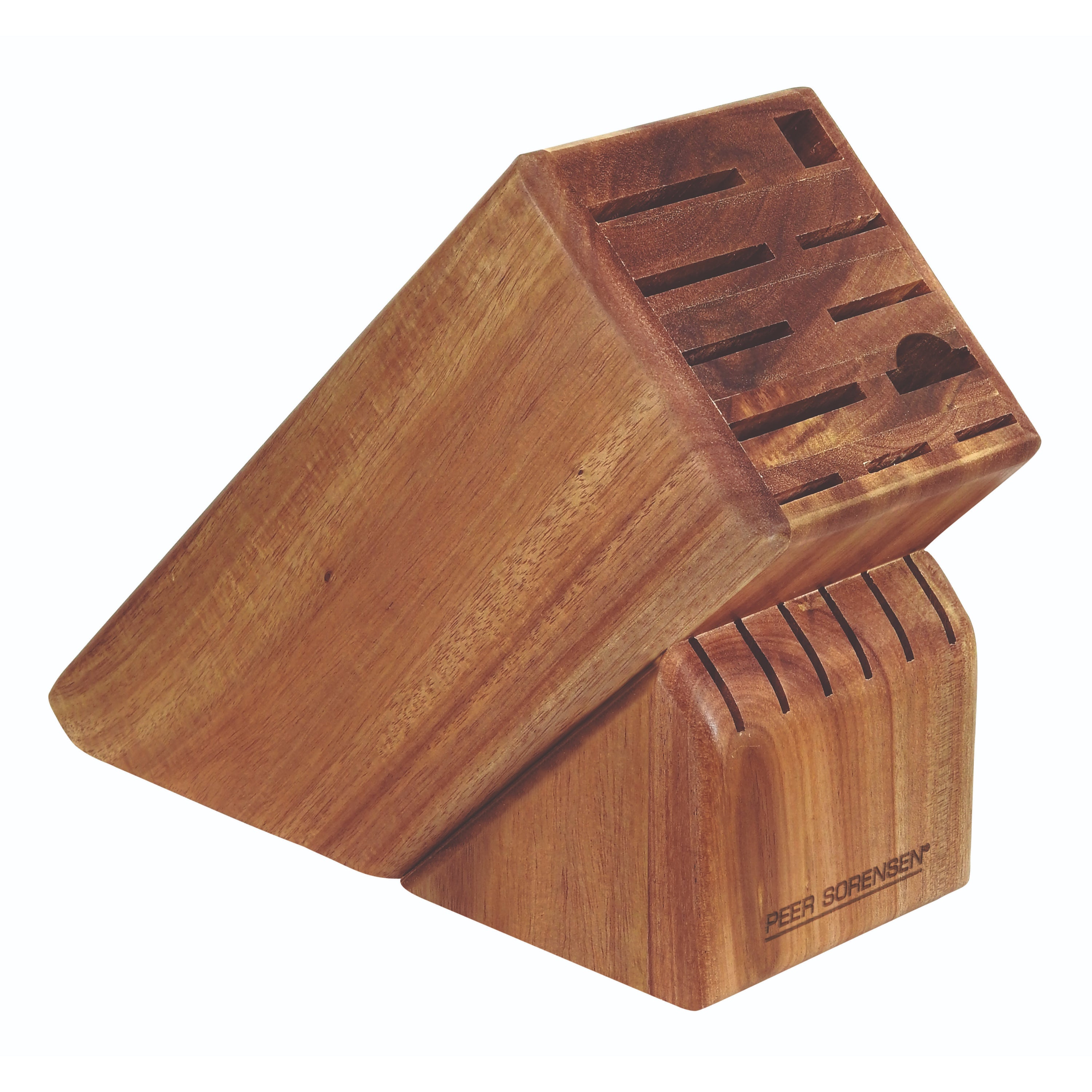 Peer Sorensen 17 Slot Knife Block 26x11x22cm - Acacia Wood