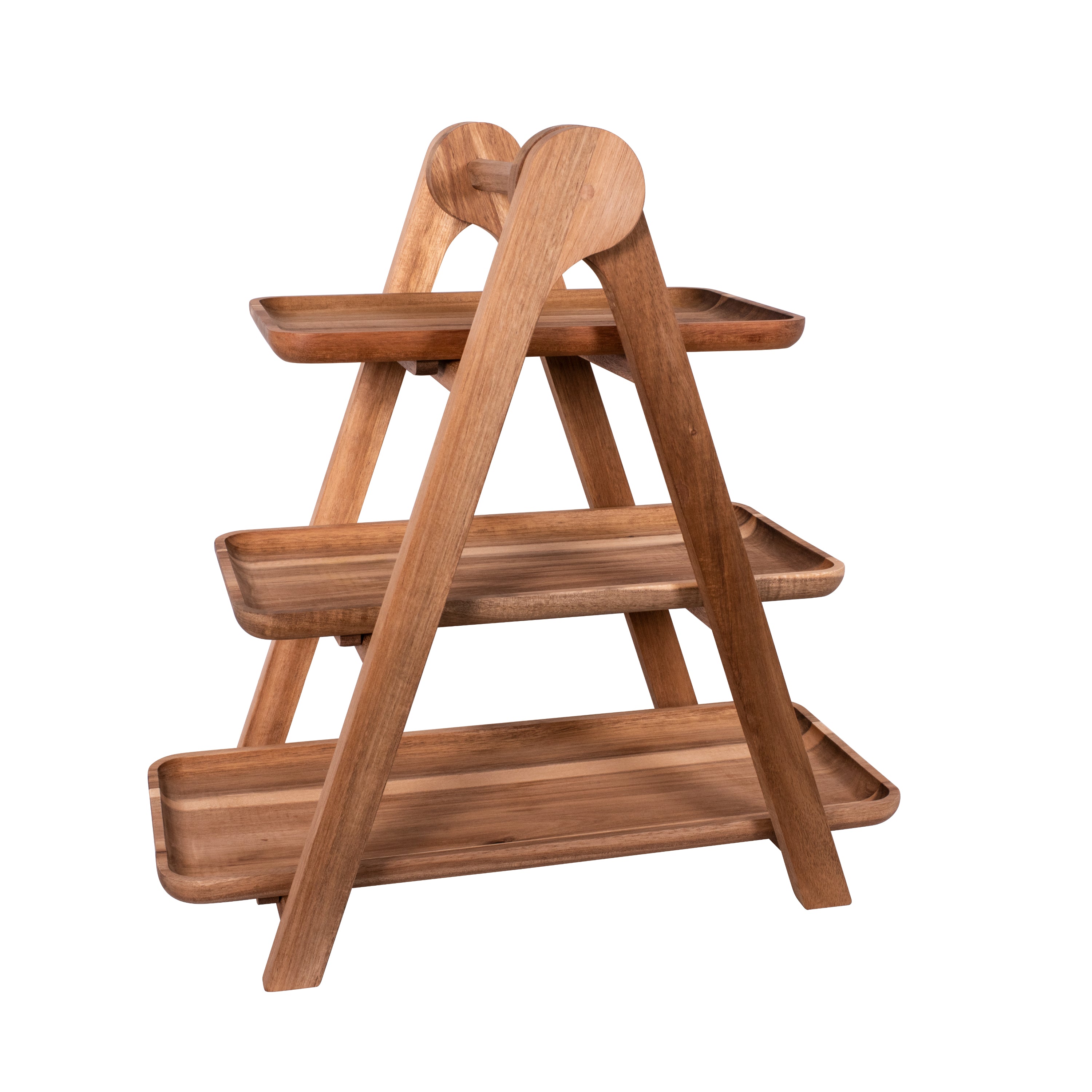 Peer Sorensen Three Tiered Serving Platform 48x20x48cm - Acacia Wood