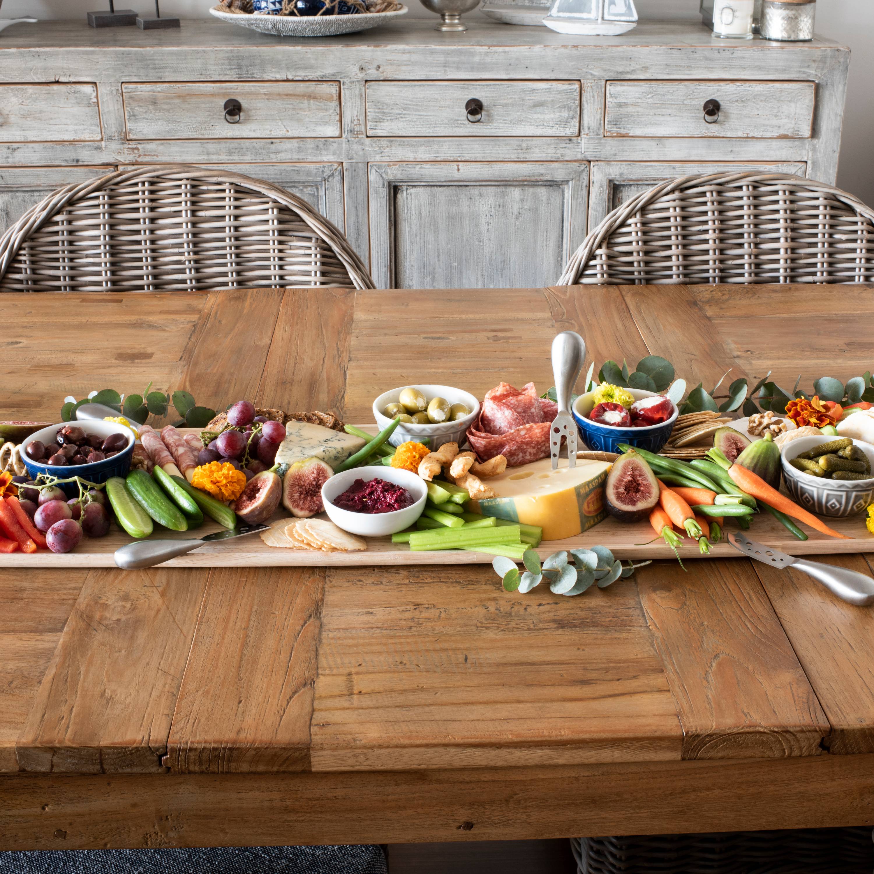 Peer Sorensen Rectangular Serving Platter 100x26x1.5cm - Rubber Wood