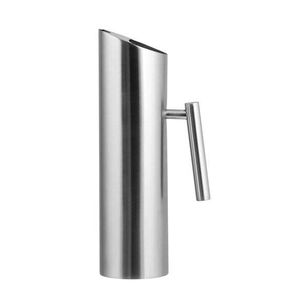 Athena Horizon Jug with Ice Lip - Satin (1.5lt - Silver)