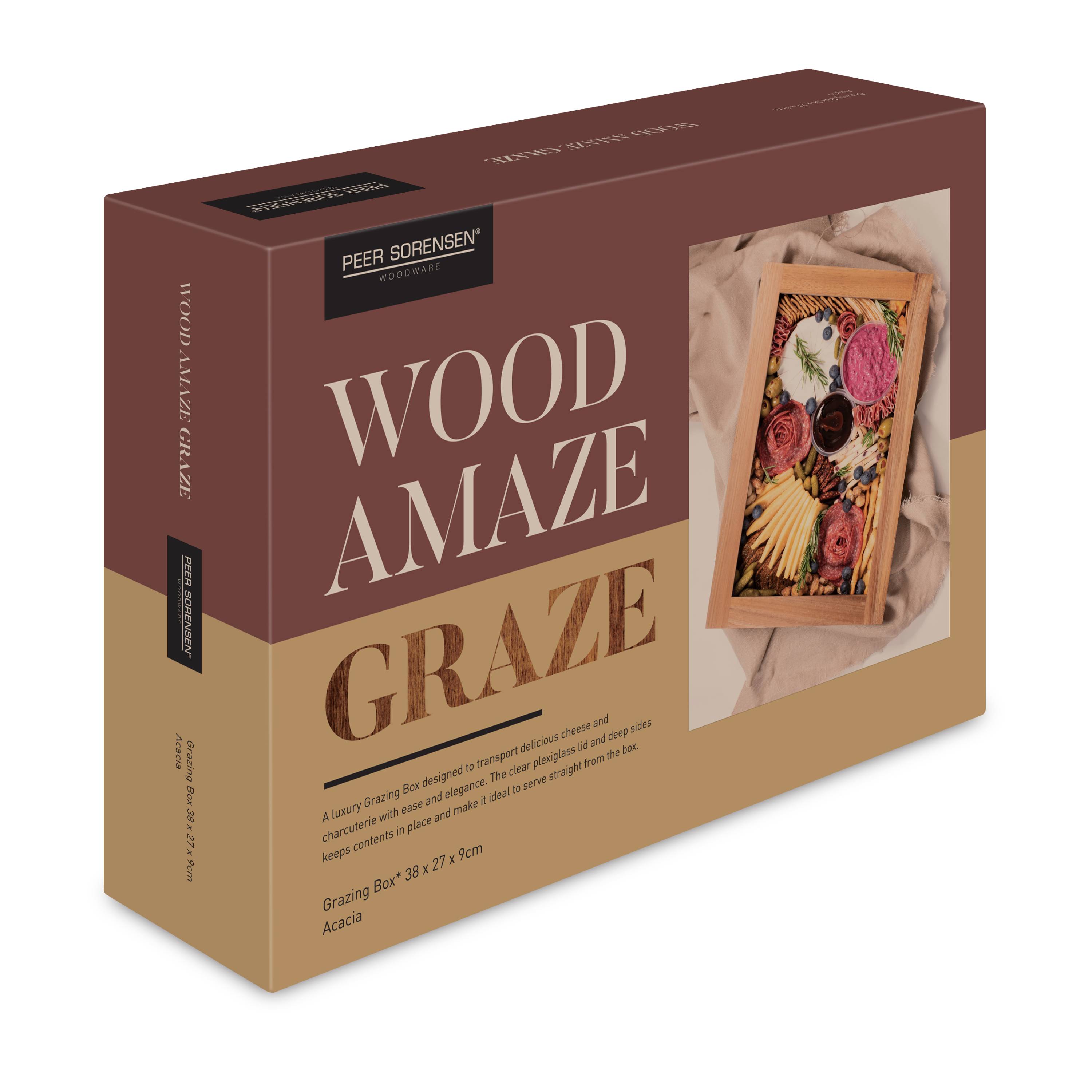 Peer Sorensen Grazing Box 38x27x9cm - Acacia Wood