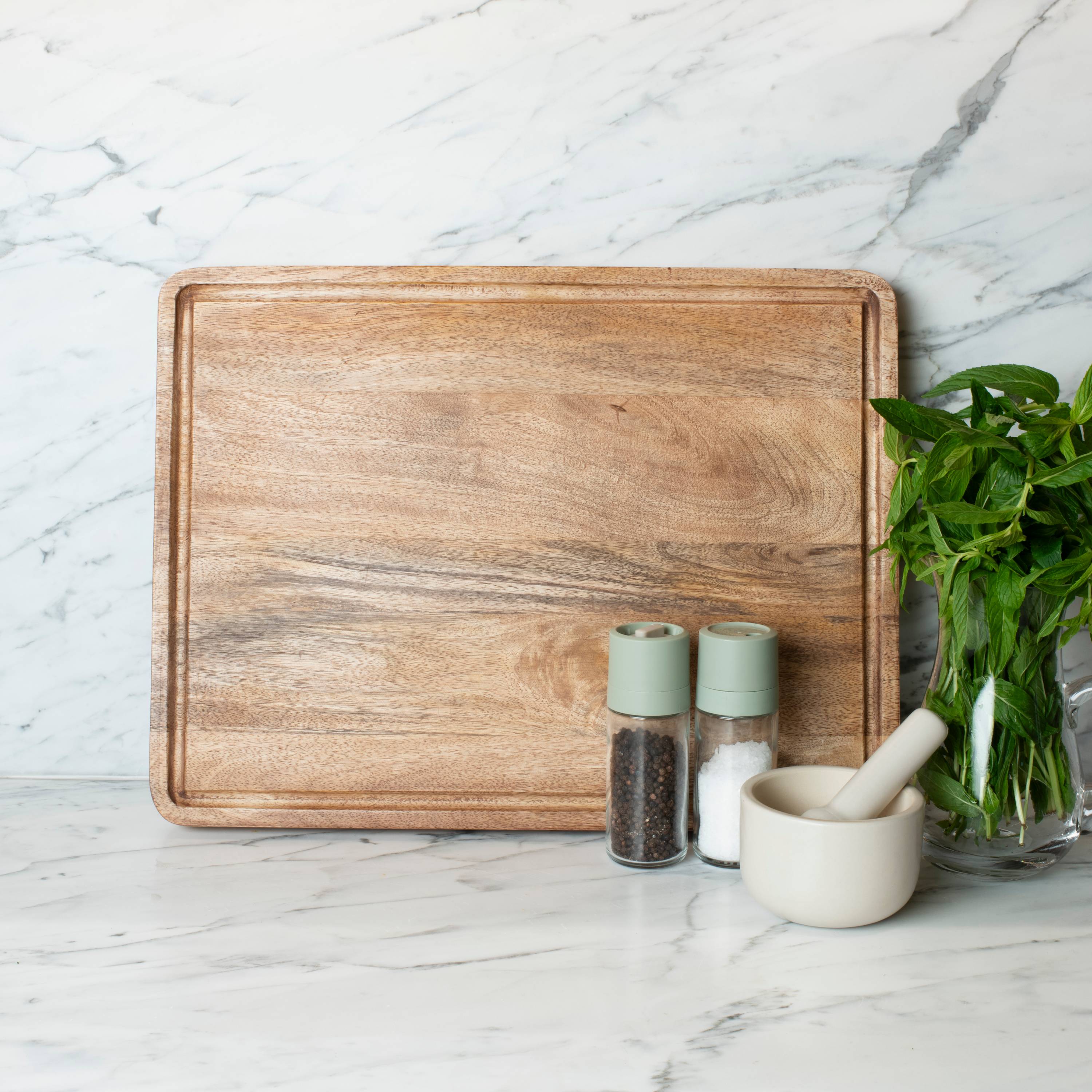 Peer Sorensen Reversible Cutting & Serving Board 50x38x3.6cm - Mango Wood