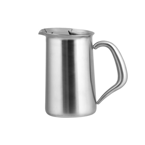 Athena Renaissance Jug with Ice Lip - Satin (1.5lt - Silver)