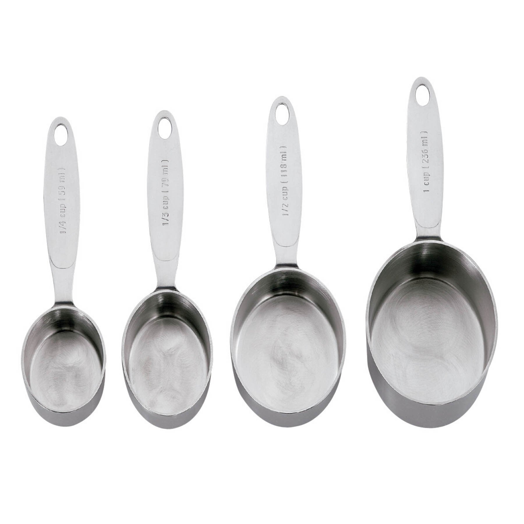 Cuisipro Stainless Steel Measuring Cups 4 Piece Set