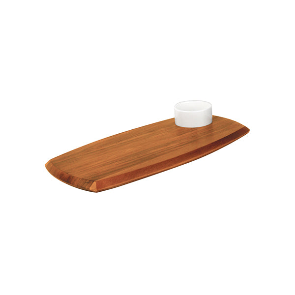 Athena Serving Board with Sauce Dish (362x180mm)