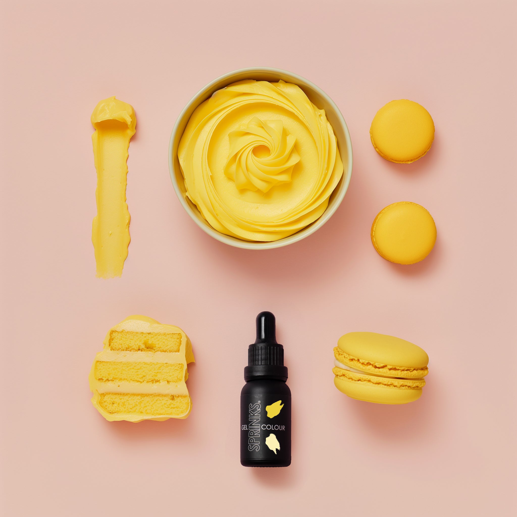 Sprinks Chick Yellow Gel Colour 15ml