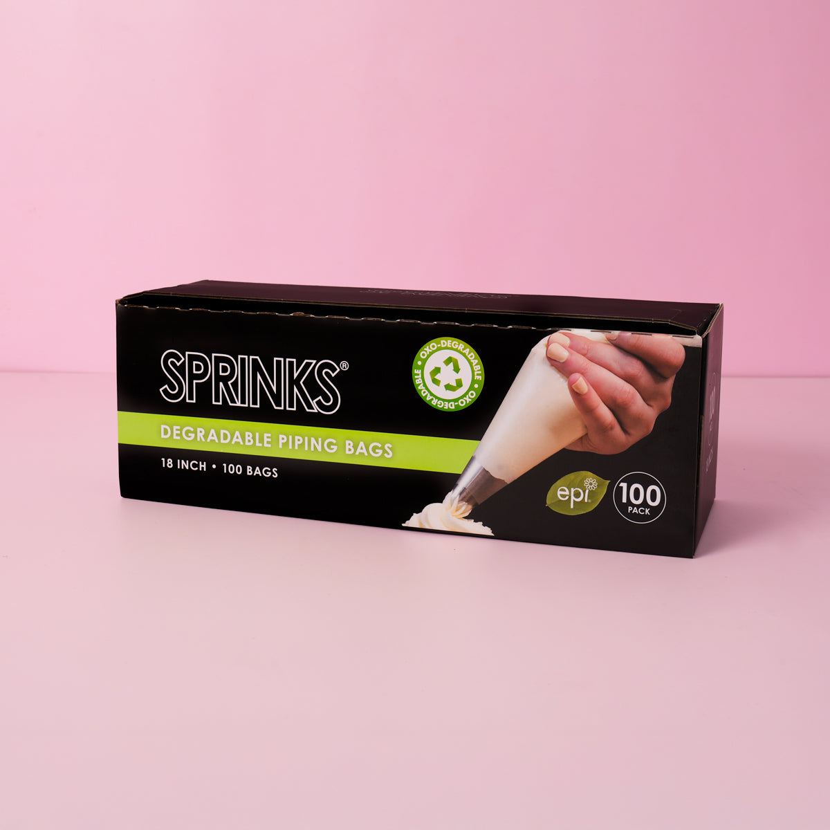 Sprinks Biodegradable Piping Bags 18in 100 Pack