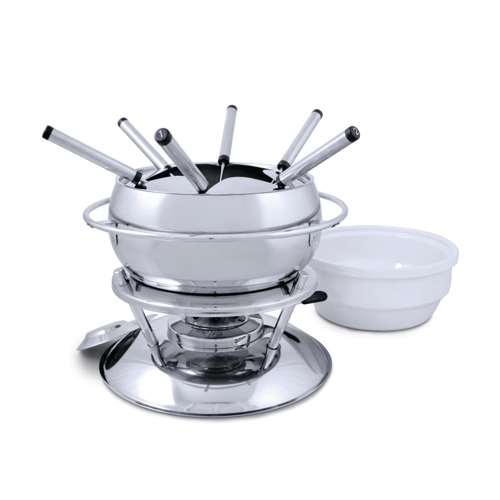 Swissmar Fondue Zuri 11 Piece Stainless Steel Fondue Set
