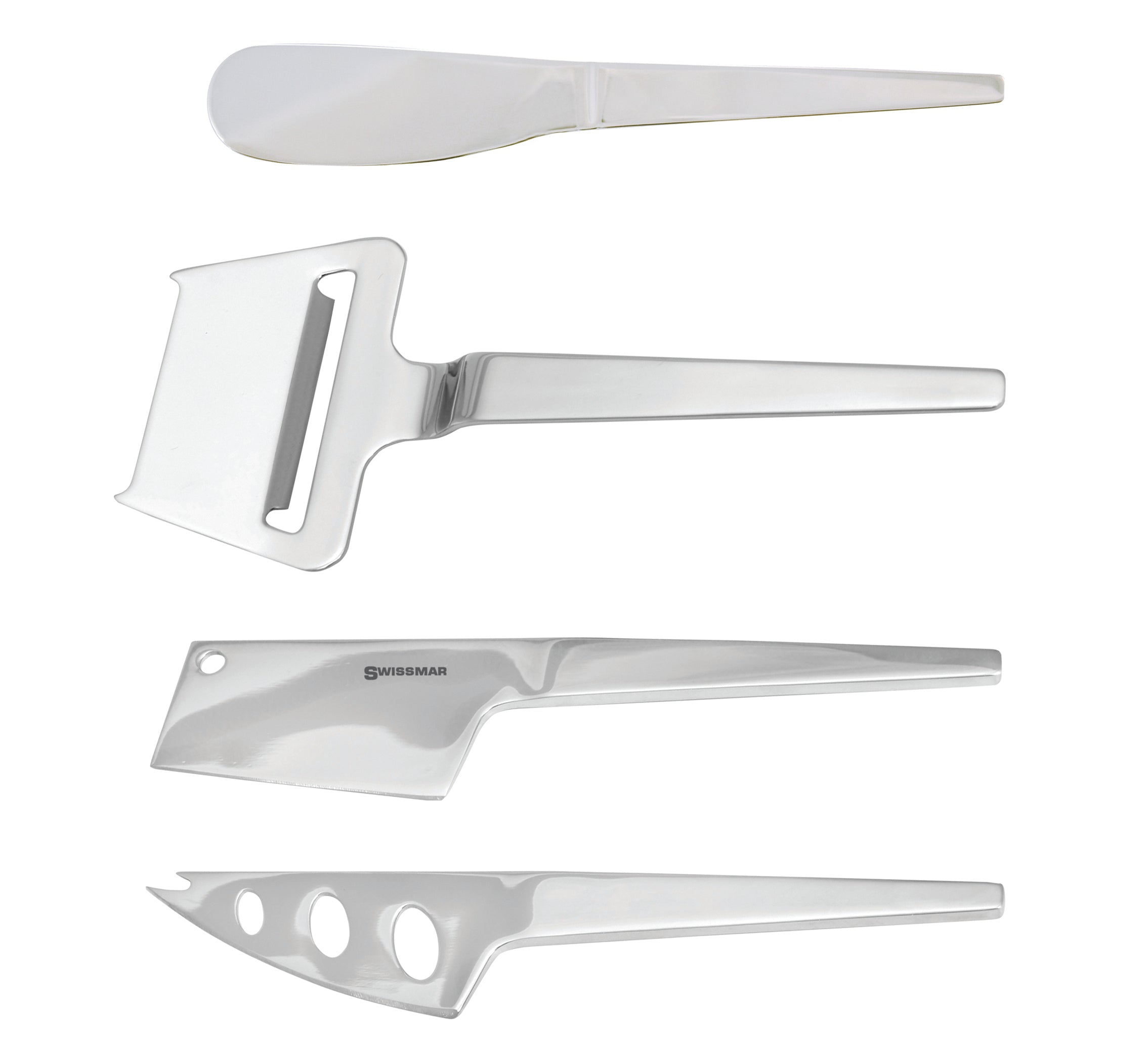Swissmar Cheese 4 Piece Slim Line Knife Set