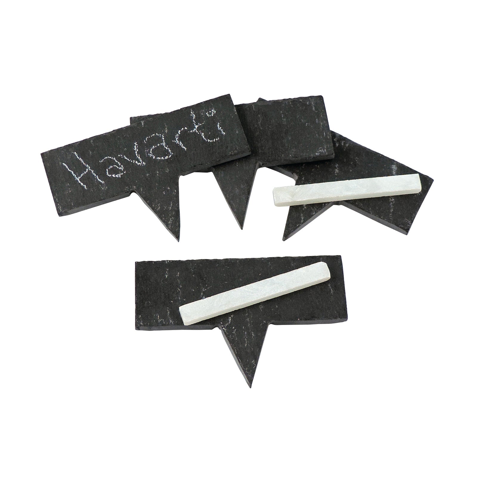Swissmar 6pc Slate Cheese Markers Set W/Chalk