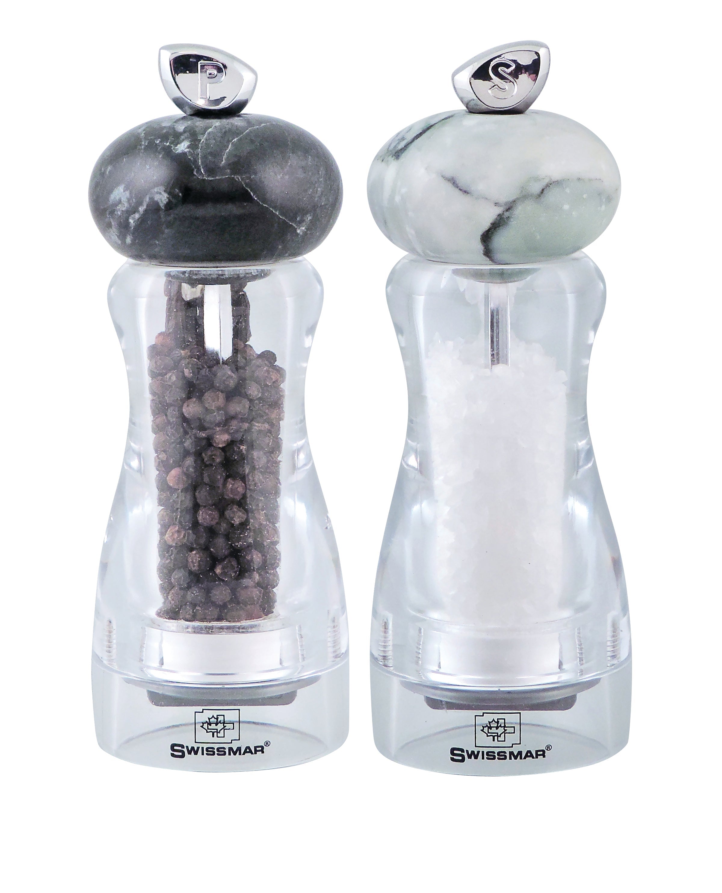 Swissmar Andrea Salt And Pepper Mill Set 15cm/6in - Granite