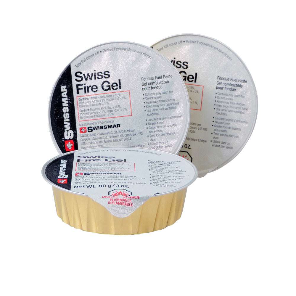 Swissmar Swiss Fire Gel Pack 3 X 88ml Cans