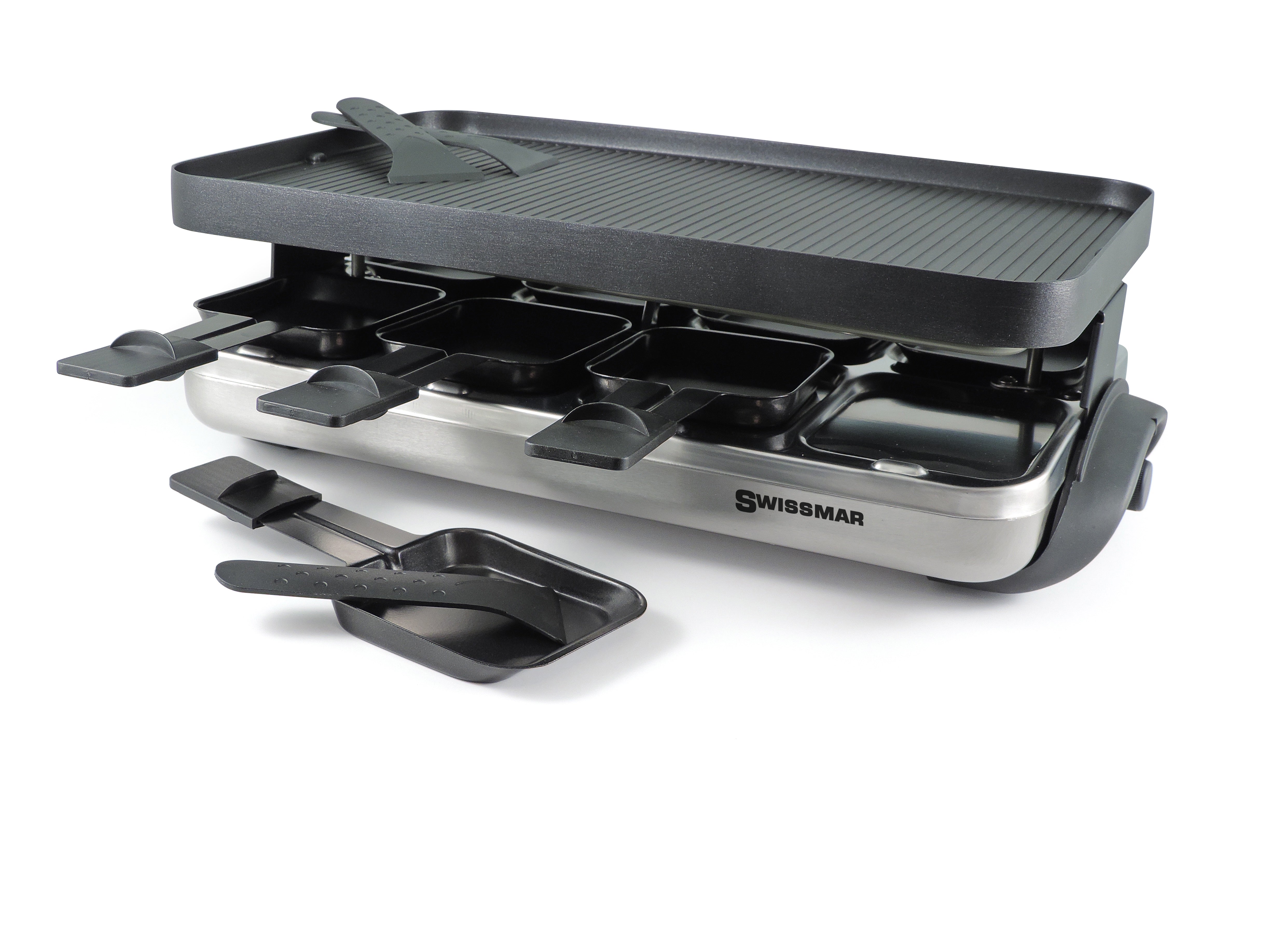 Swissmar Raclette Valais 8 Person - Stainless Steel