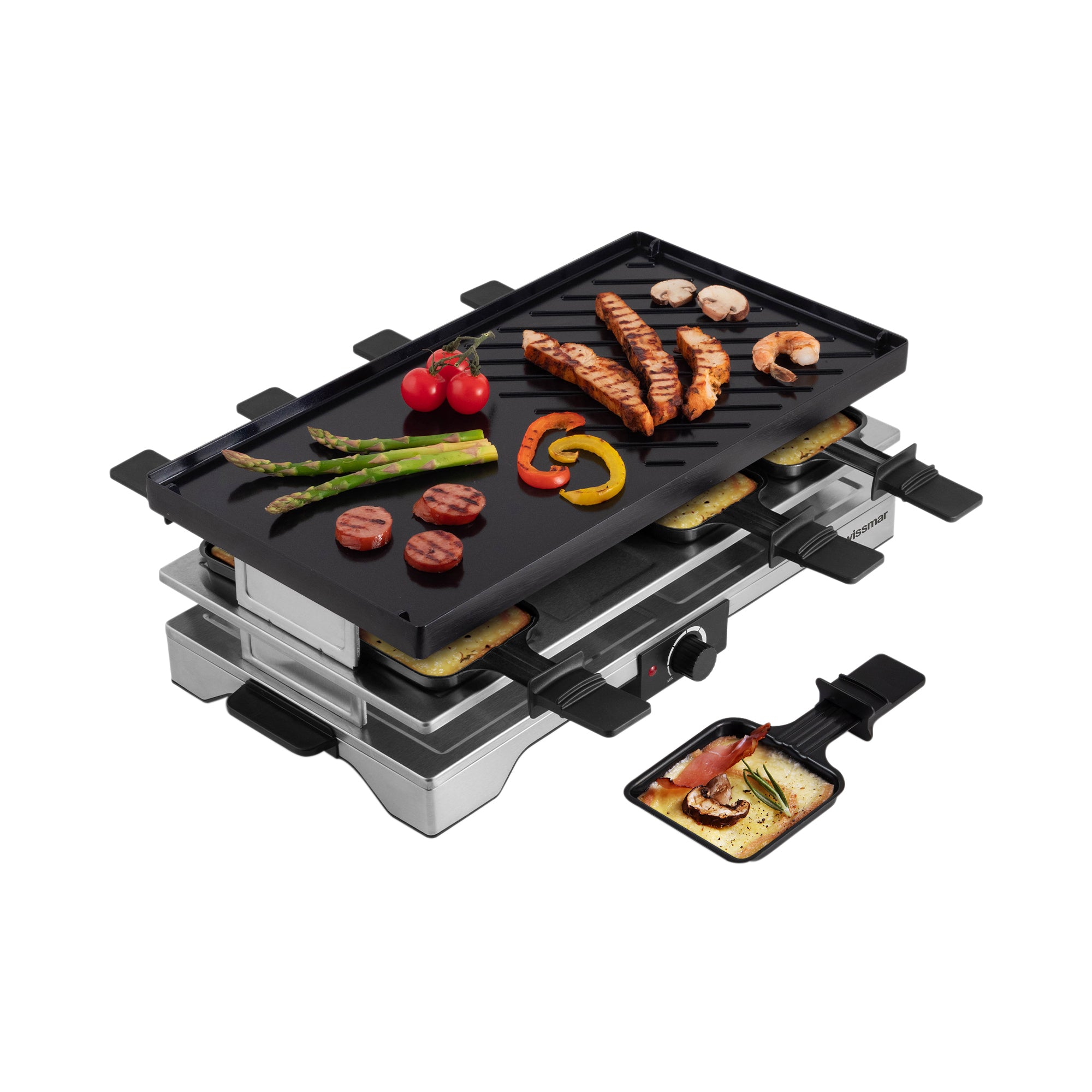 Swissmar Verso 8 Person Indoor/Outdoor Raclette Grill