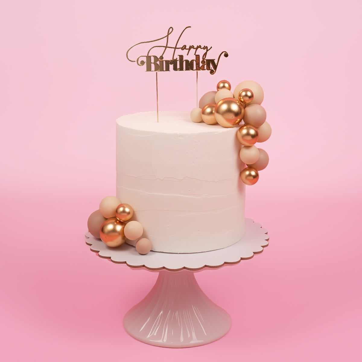 Sprinks 32 Cake Ball Toppers Champagne Gold