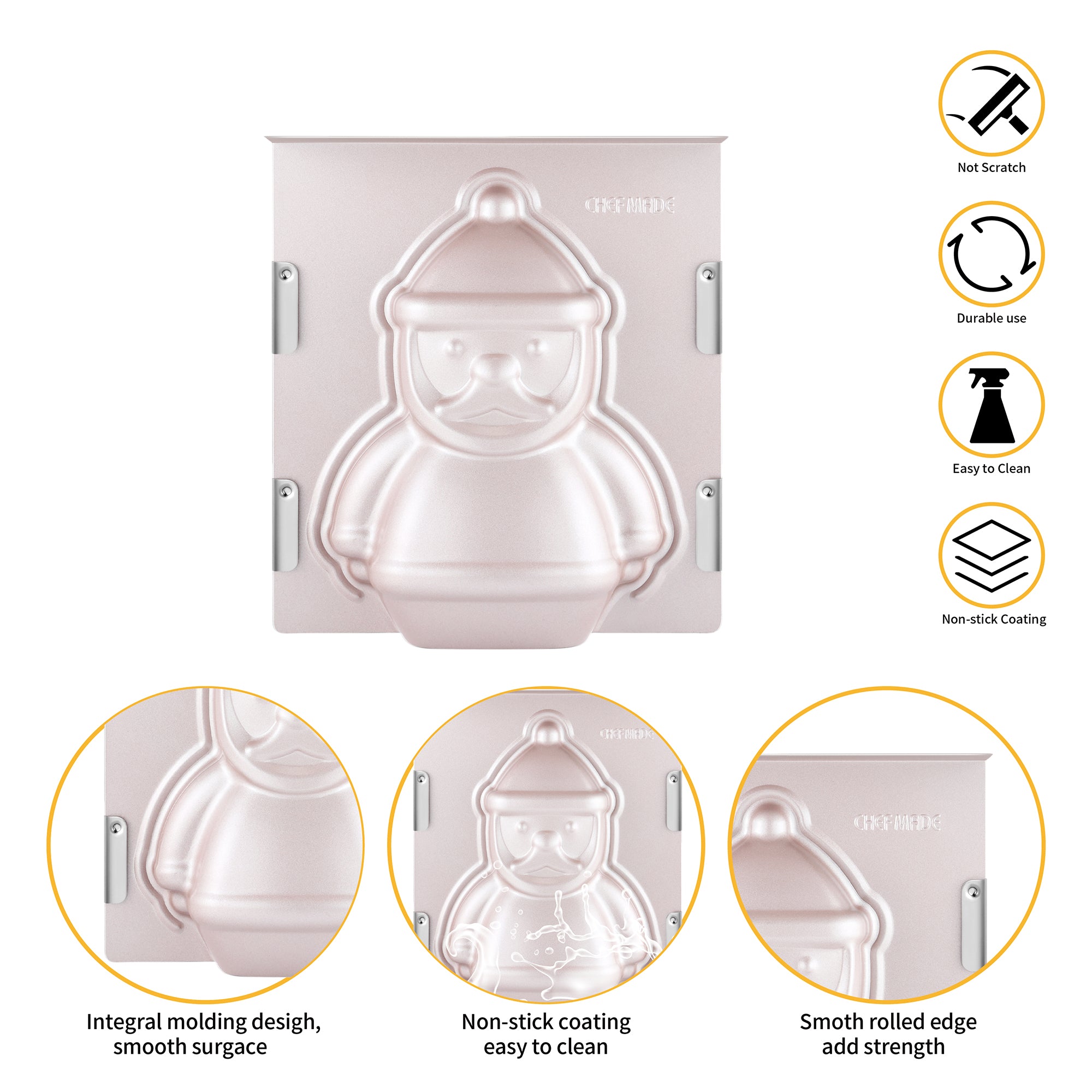 CHEFMADE Santa Cake Pan 19cm (WK9946)
