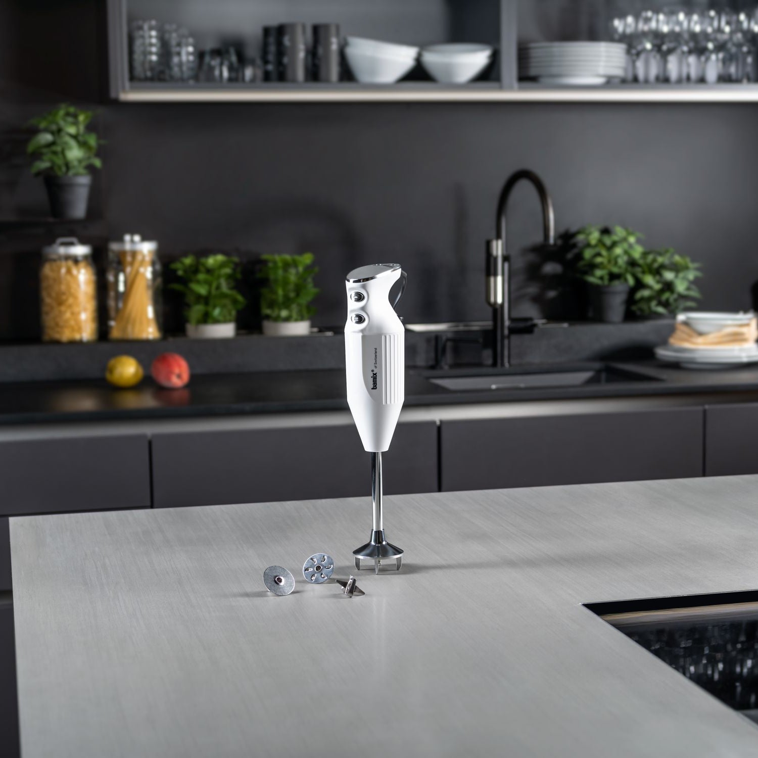 Bamix Prime 250W Immersion Blender - White