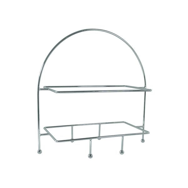 Trenton Rectangular Display Stand - 2 Tier (515mm H)