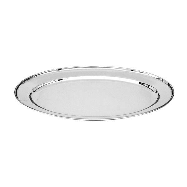 Trenton Oval Tray / Platter (600mm - Silver)