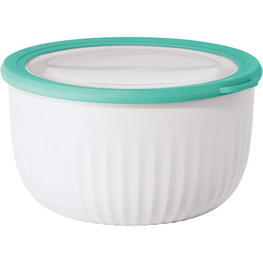 Oggi Prep & Serve Bowl with Lid 3.8L - White