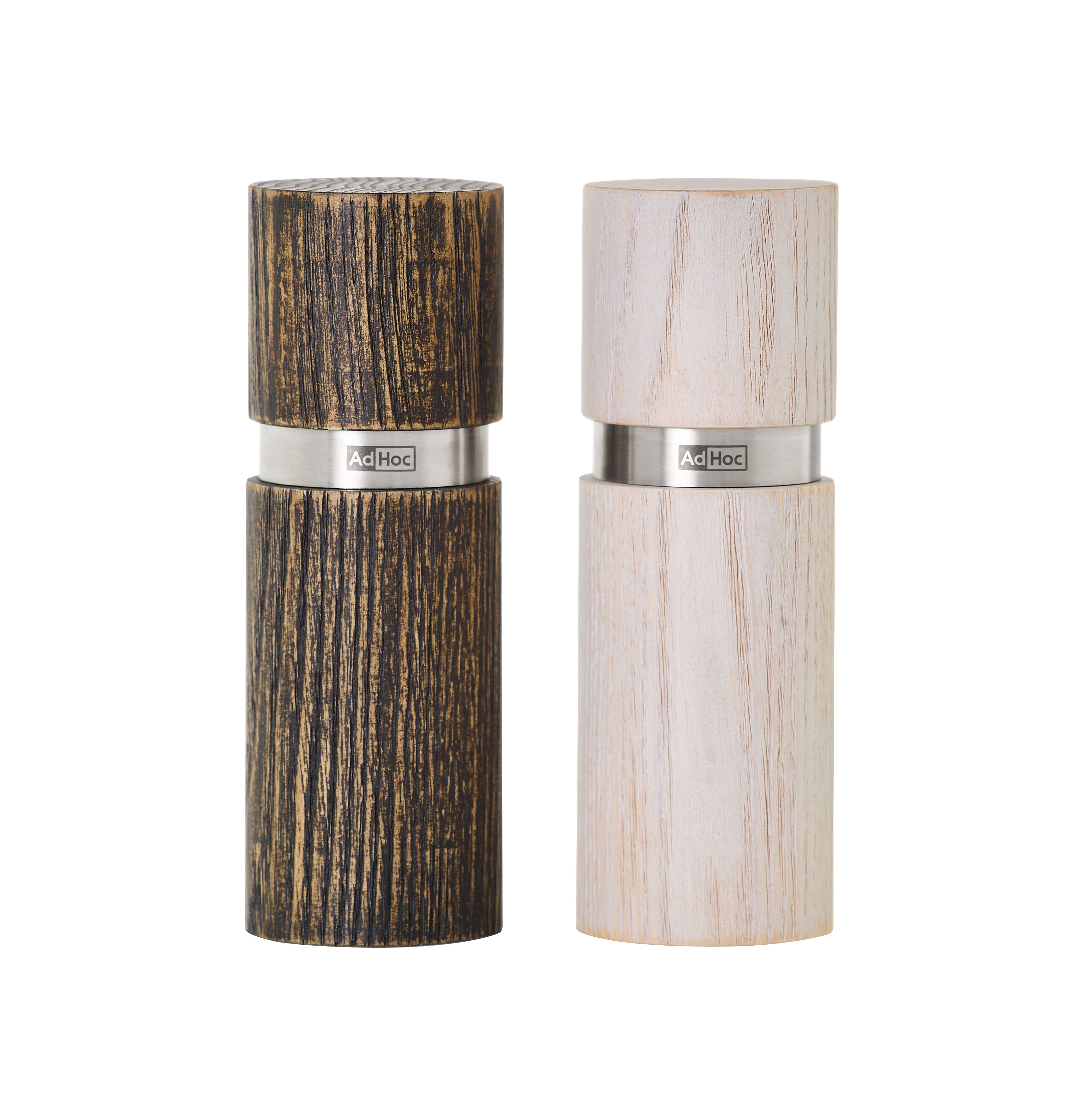 AdHoc Textura Light Salt & Pepper Mill Set - 13cm
