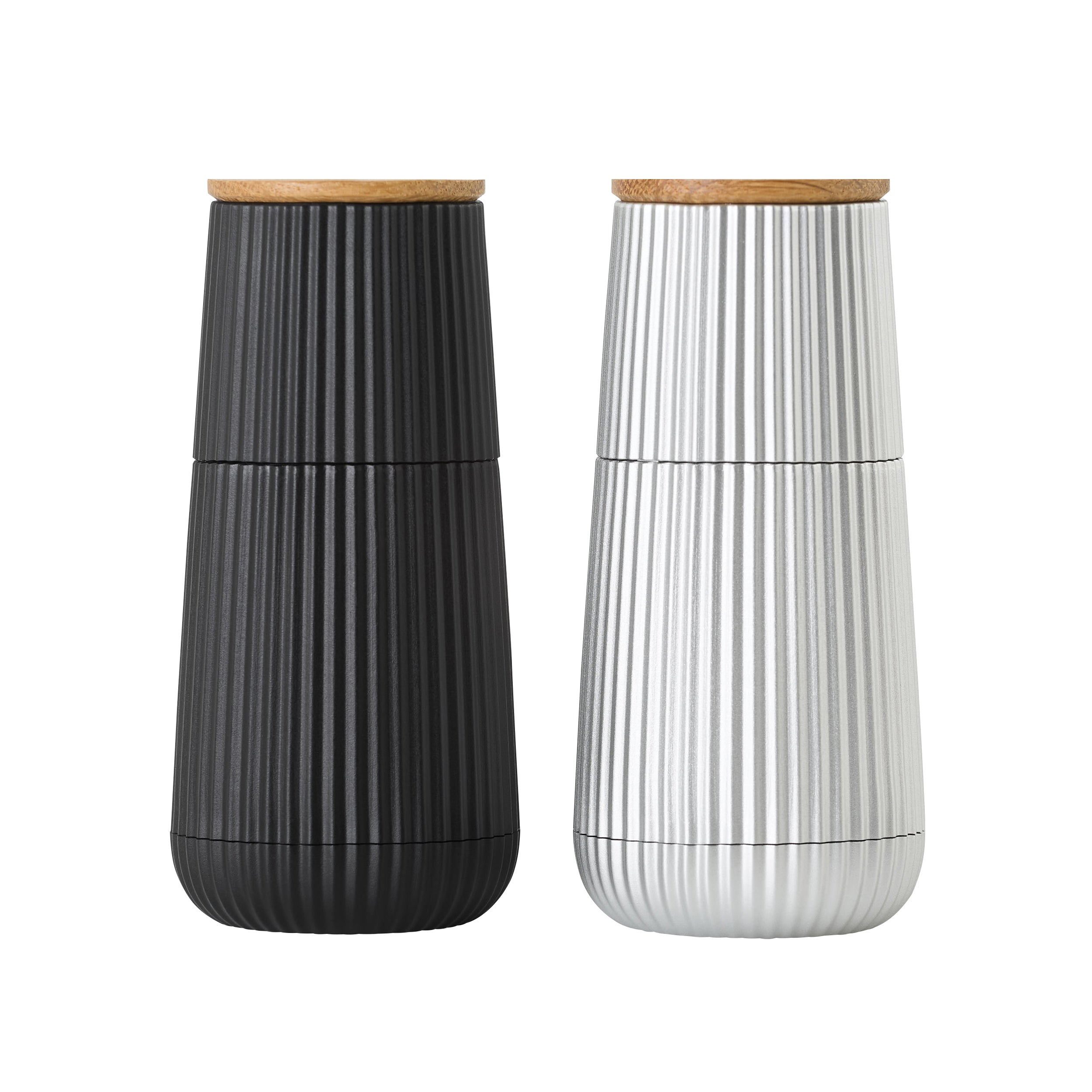 AdHoc Scape Salt & Pepper Mill Set 12.3cm - Black & Silver