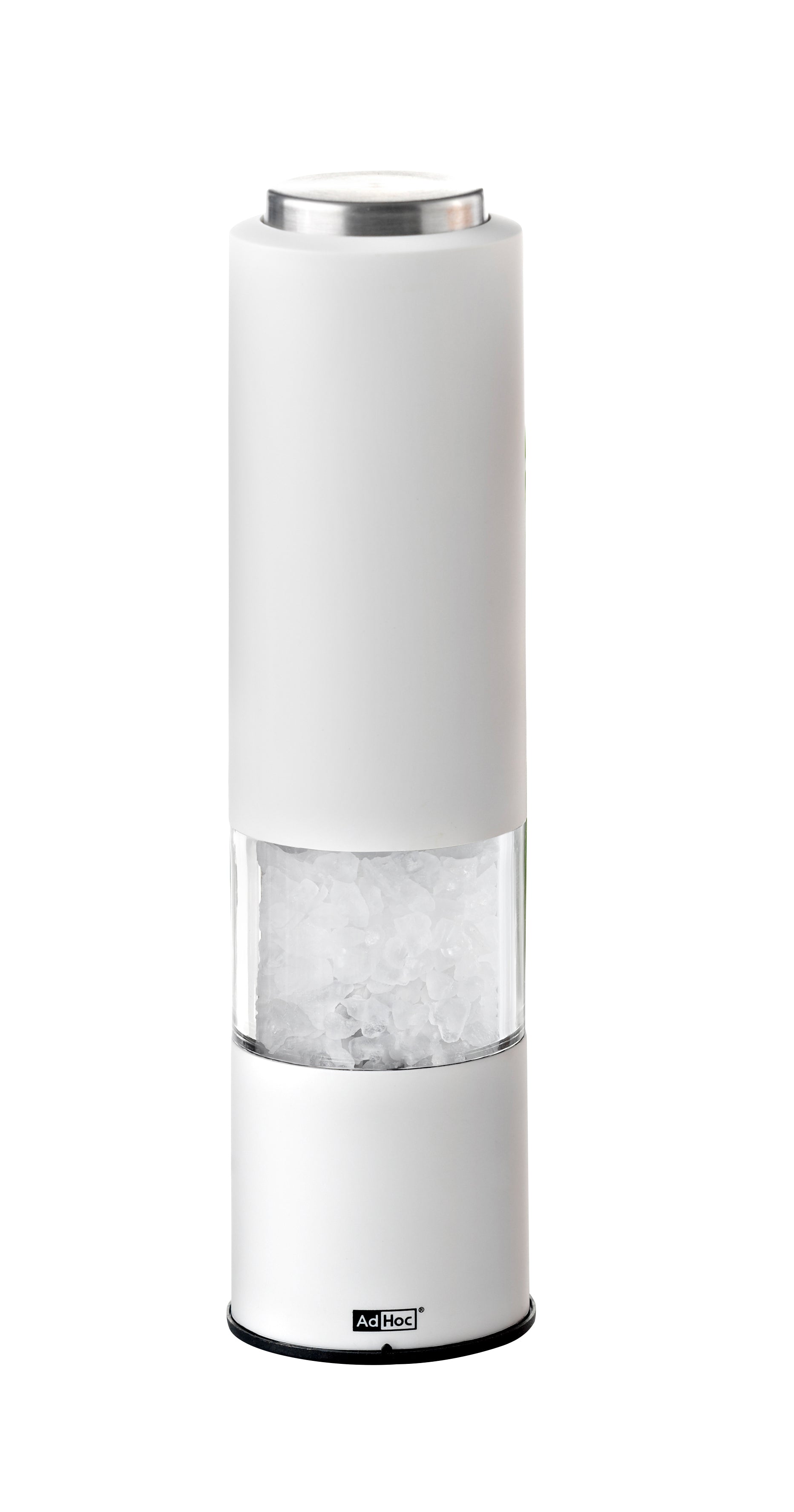 AdHoc Tropica Electric Salt & Pepper Mill 21.5cm - White