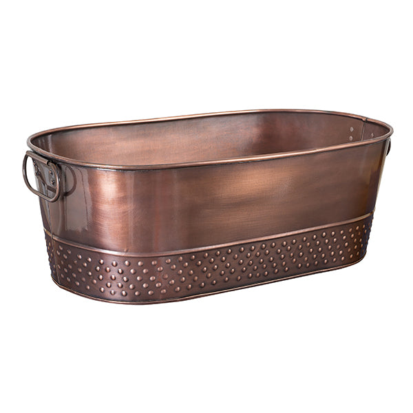 Moda Oval Beverage Tub - Antique Copper (525x290x175mm)