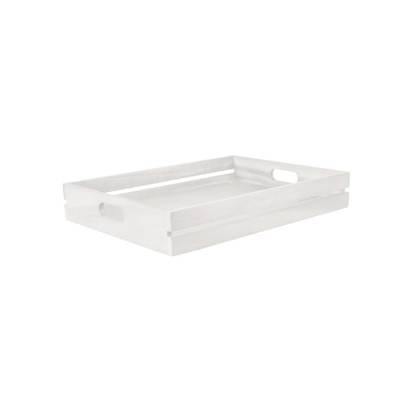 Moda Brooklyn Crate / Serving Tray (450x320x70mm - White)