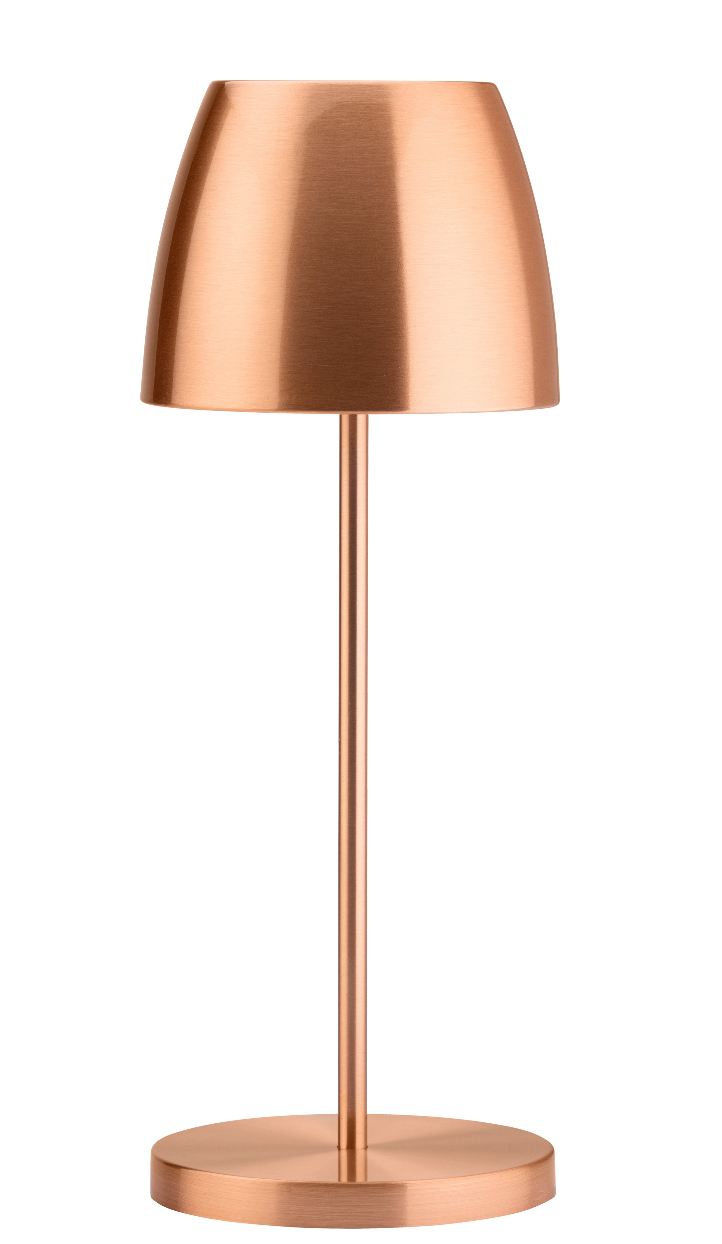 Utopia Montserrat Brushed Copper LED Cordless Lamp 300mm