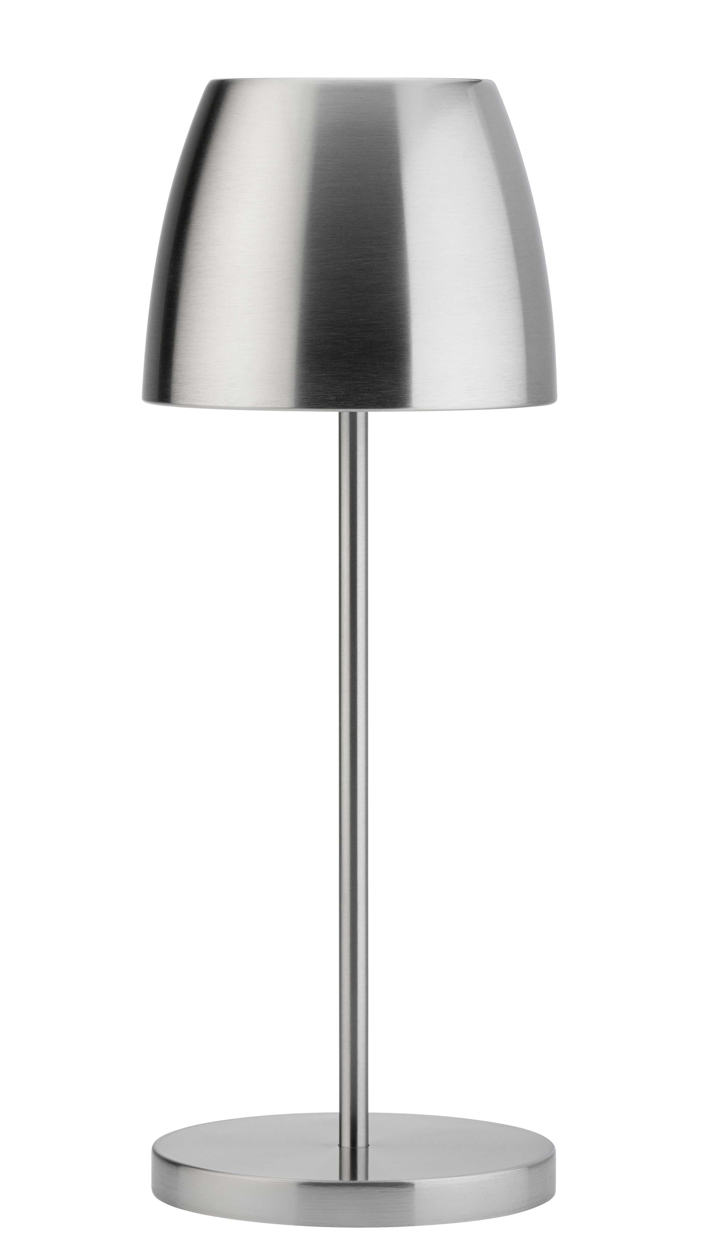 Utopia Montserrat Brushed Silver LED Cordless Lamp 300mm