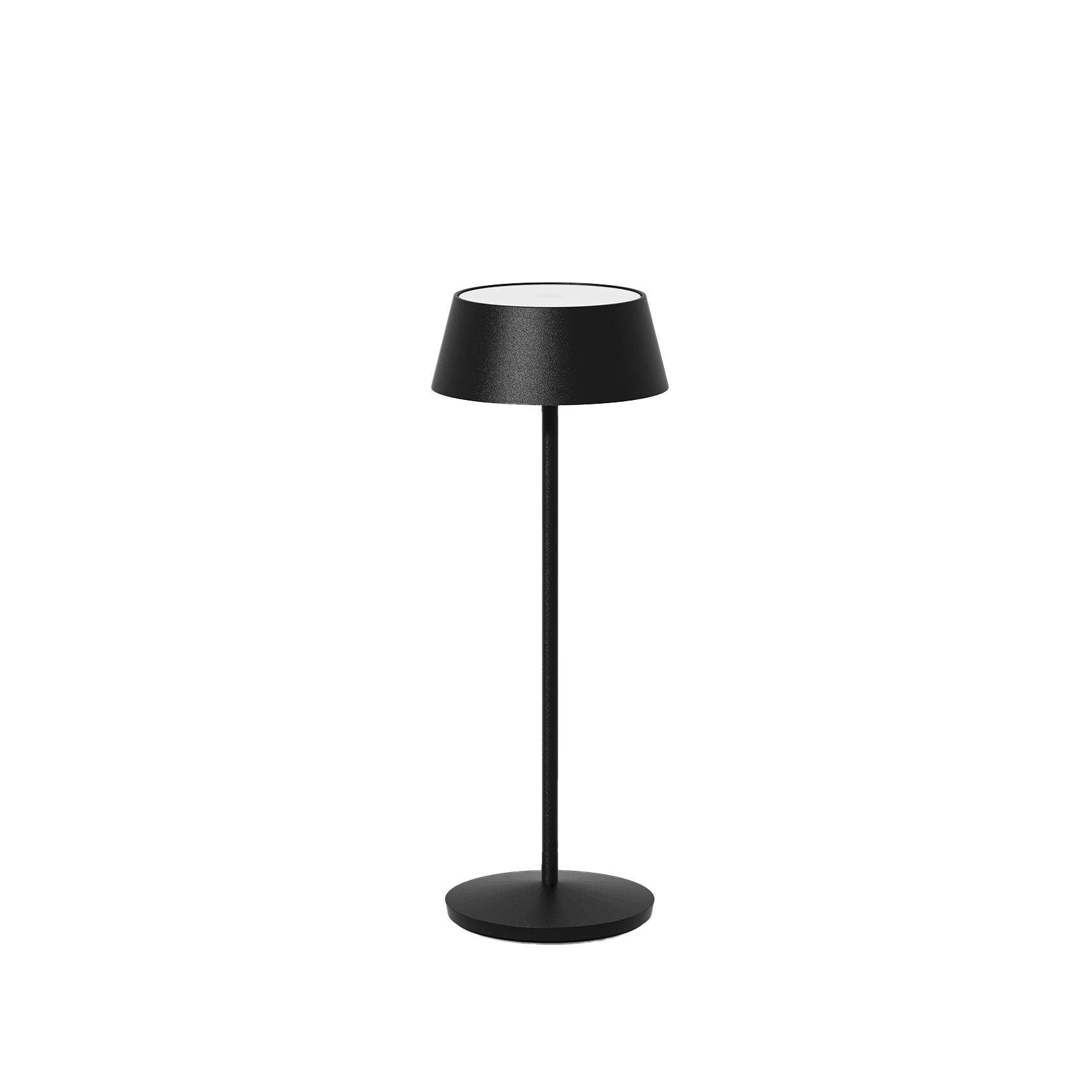 Lampa Saturn Matt Black LED Cordless Lamp (300mm)