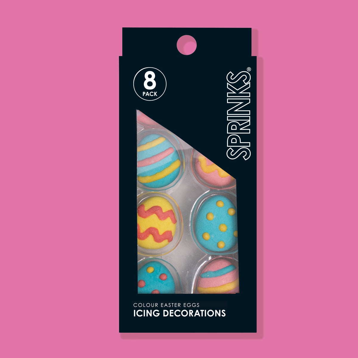 Sprinks Icing Decorations Easter Eggs 8 Piece