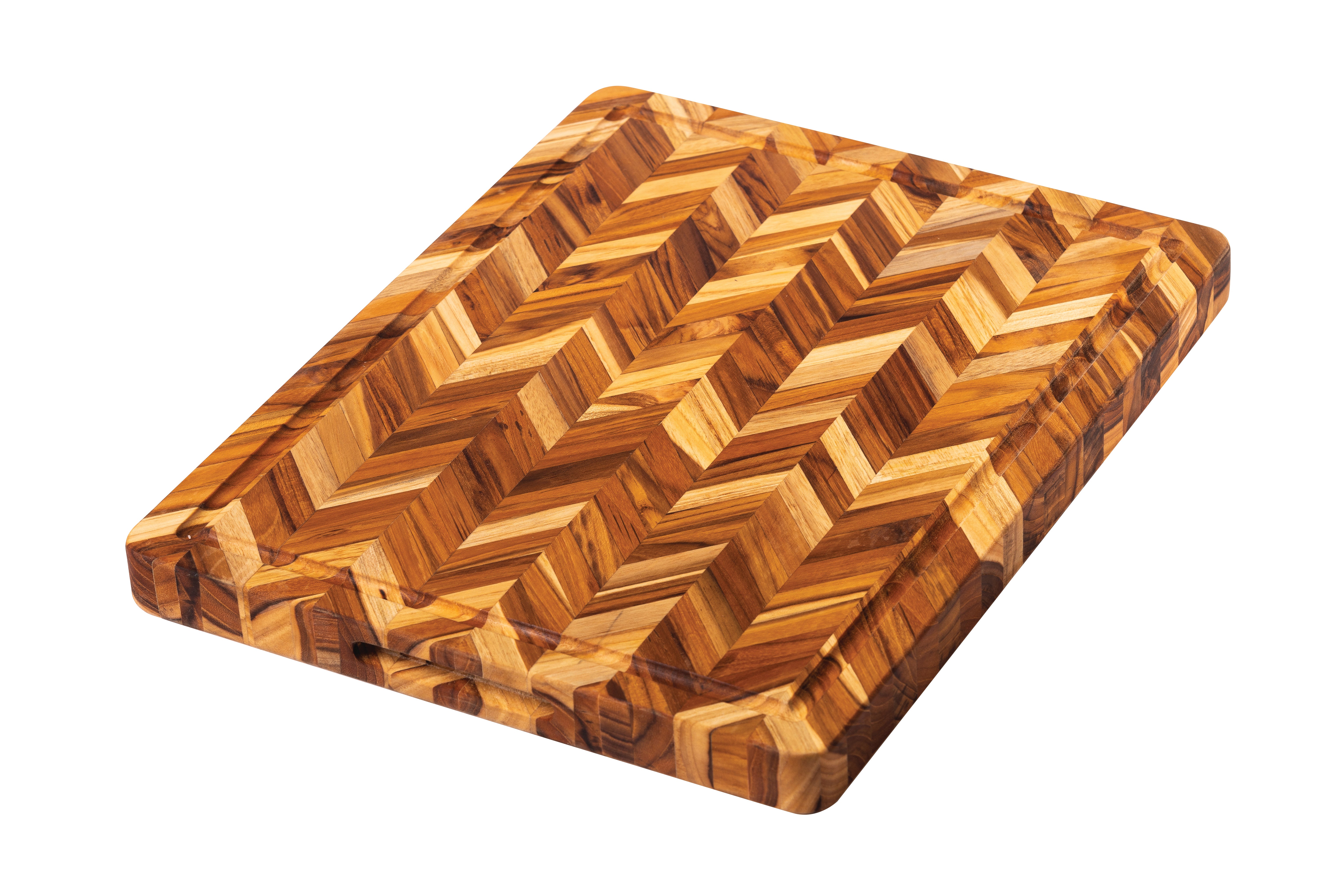 Teakhaus Herringbone Rectangle Board 41 x 30.5 x 3.8cm - Medium