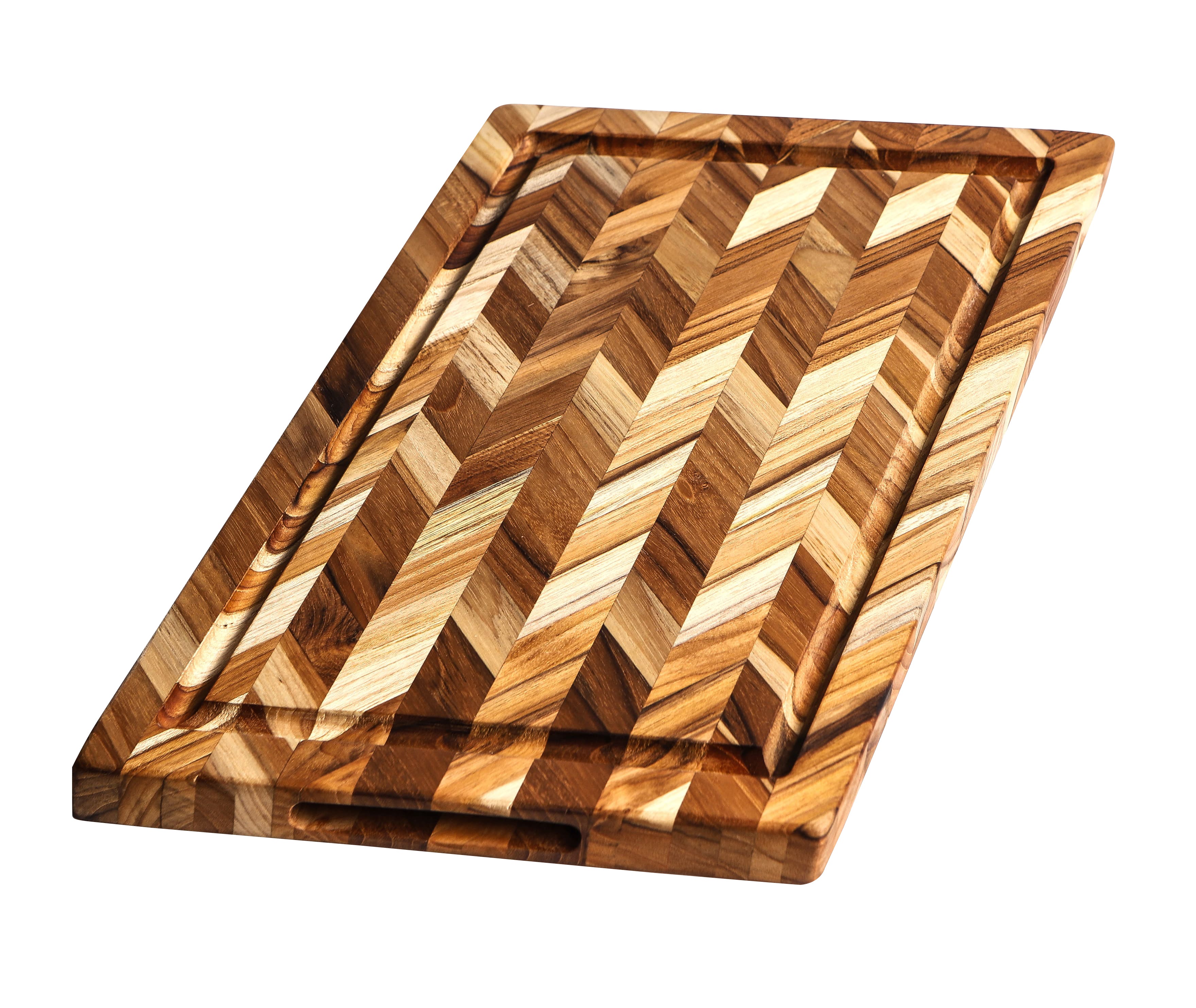 Teakhaus Herringbone Rectangle Board L 46x36x2.5cm